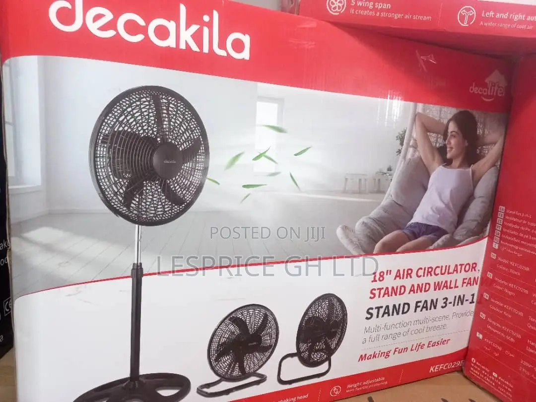 Decakila 18” Standing Fan