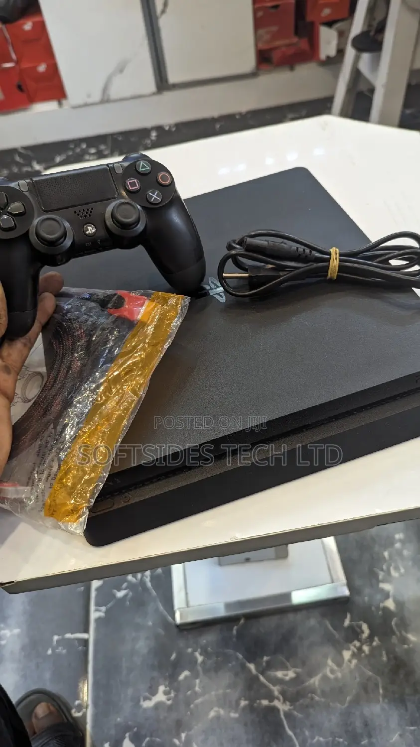 Ps4 Slim 500gb, Latest Games,1 Controller, Uk Used And Tested