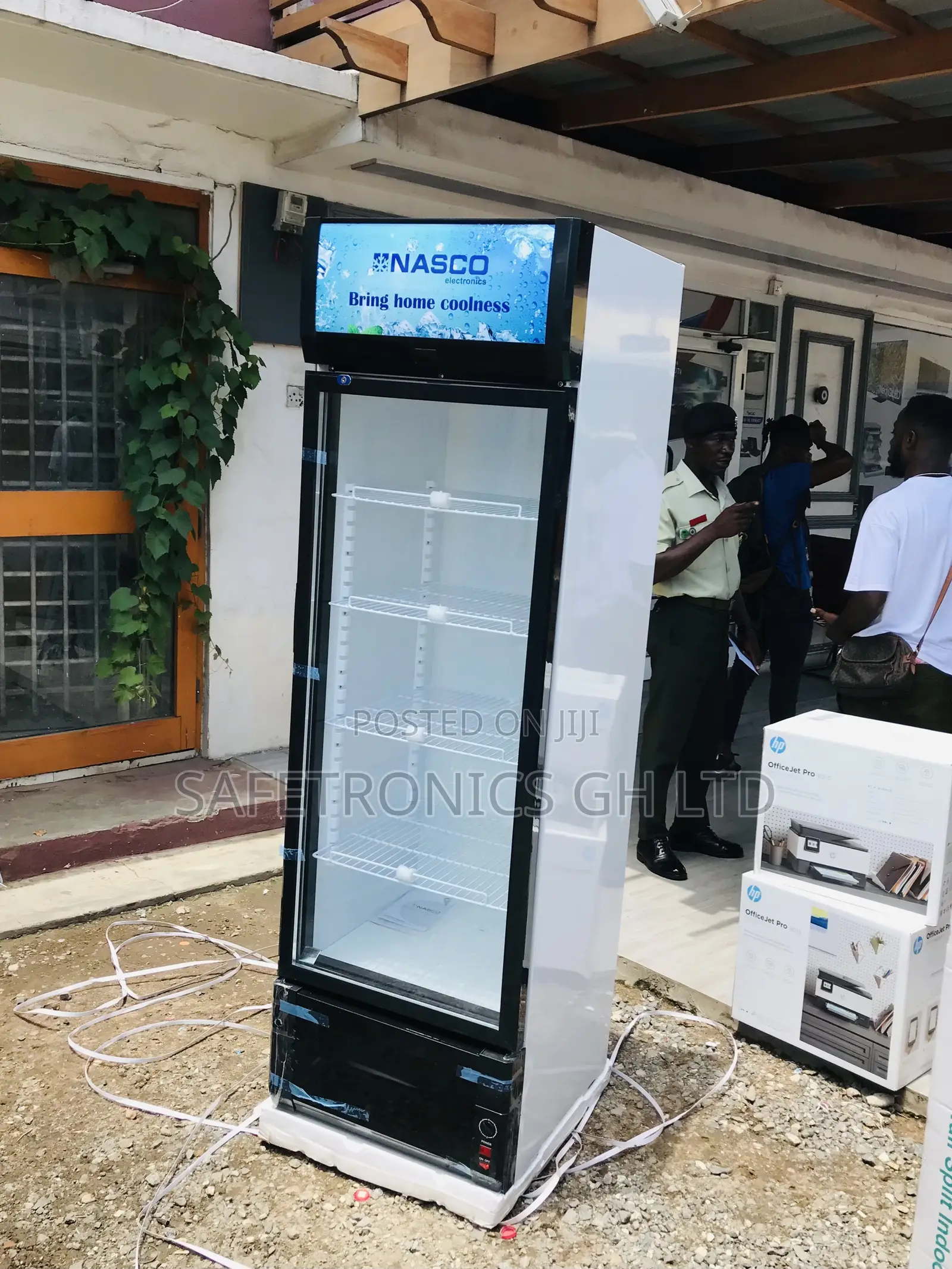 Nasfl400dr-1 Singledoor Glass Nasco Display Fridge