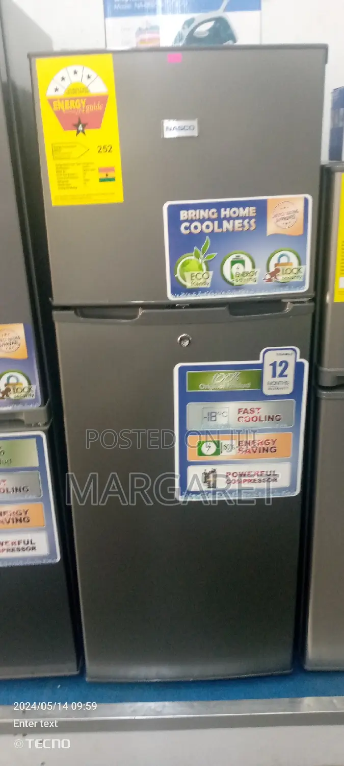Nasco 138 Double Door Fridge