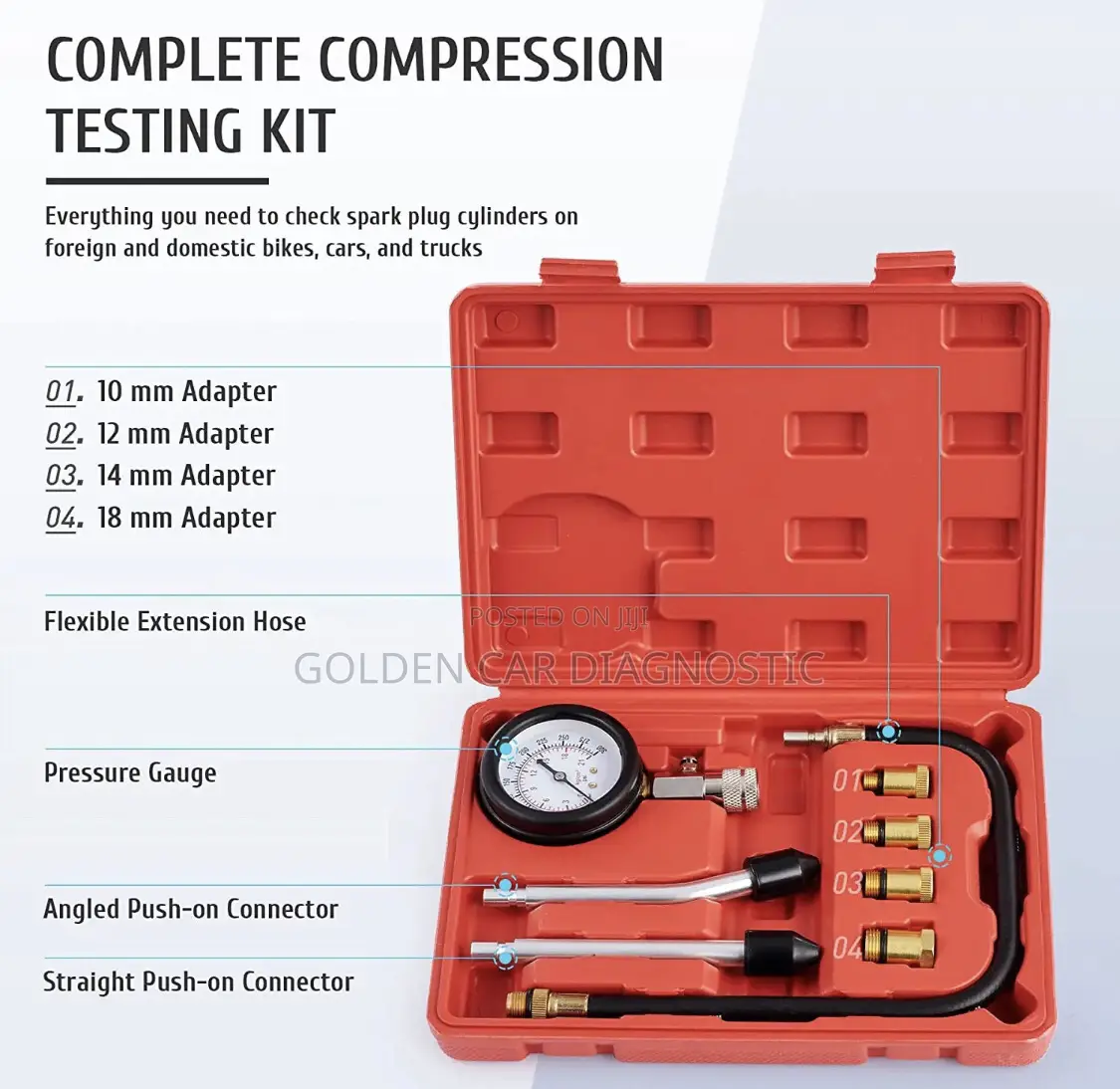 Engine Compression Tester Kit