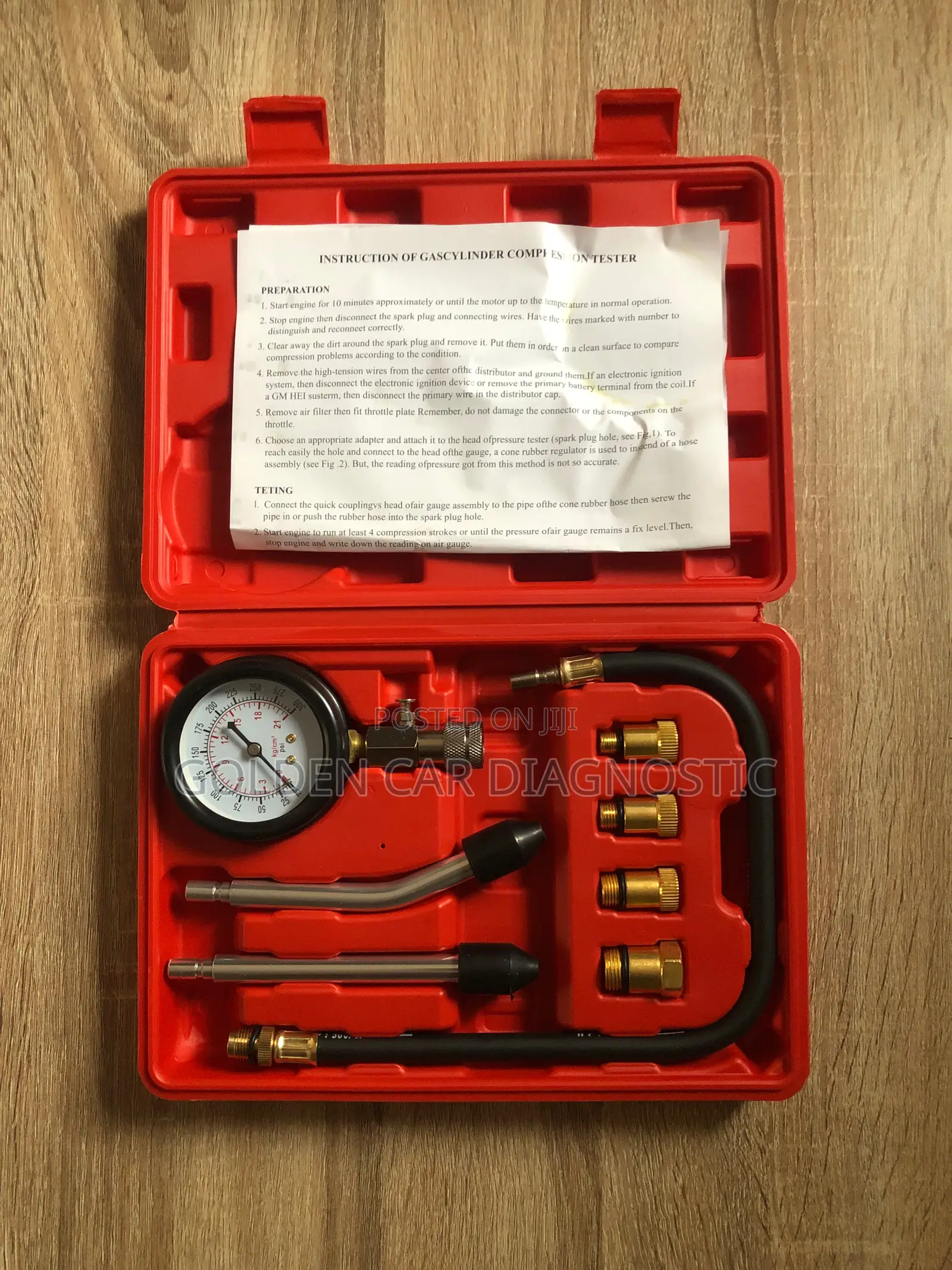 Engine Compression Tester Kit
