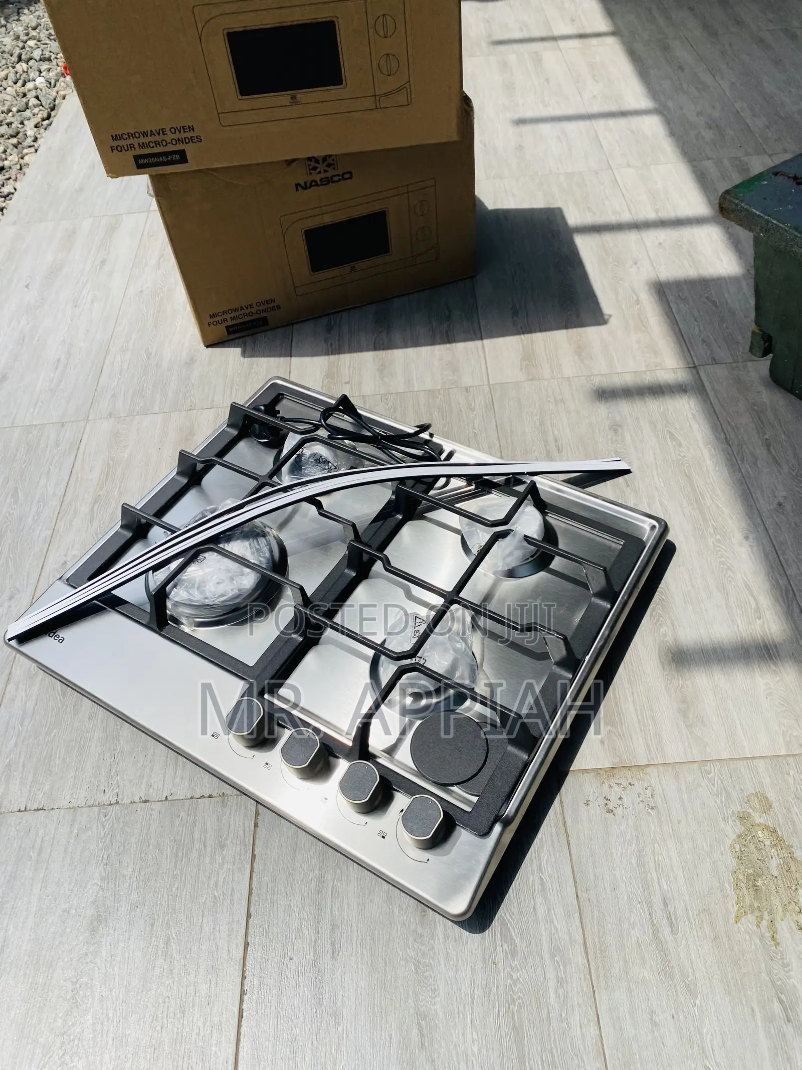 60G40ME 60x51cm Midea 4 Gas Burner Stove(Gray).