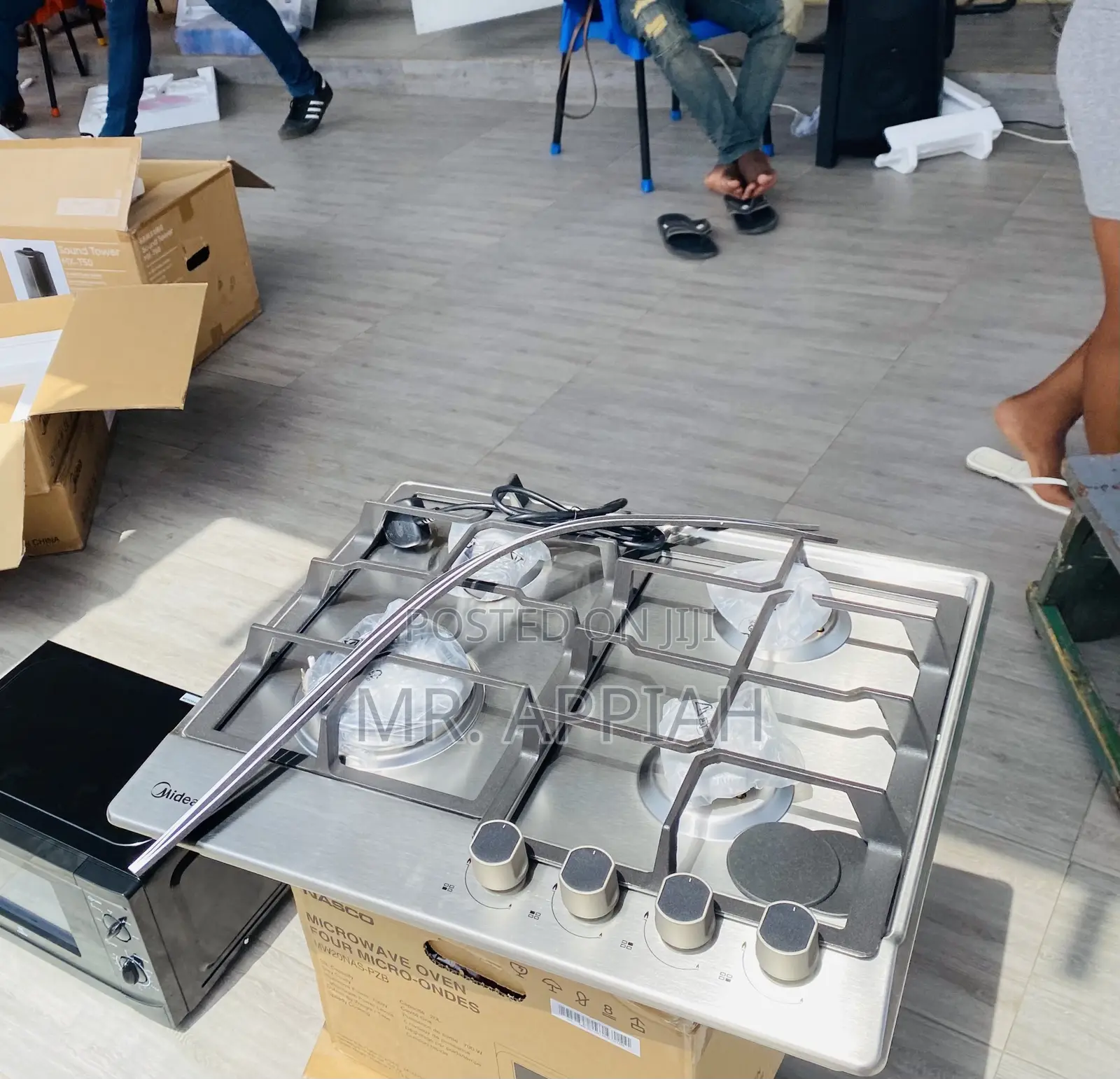 Latest and Affordable Midea 4 Gas Burner Stove(60G40ME)Gray