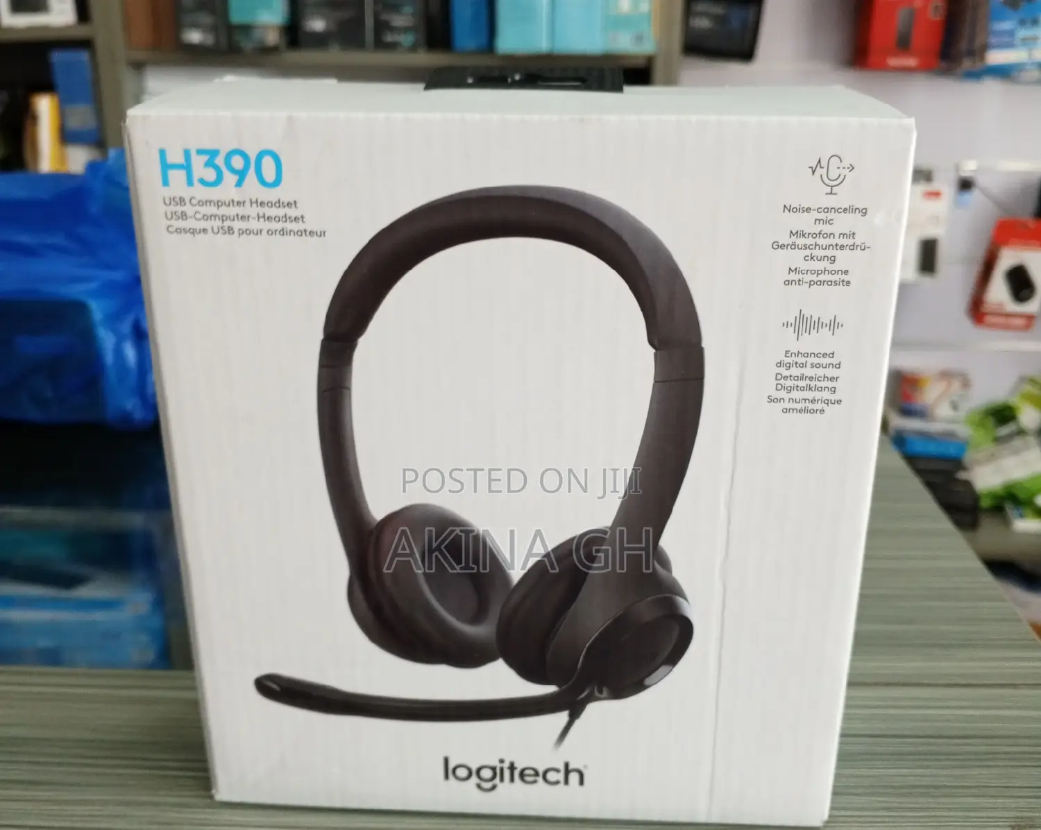 Logitech Usb Computer Headset H390