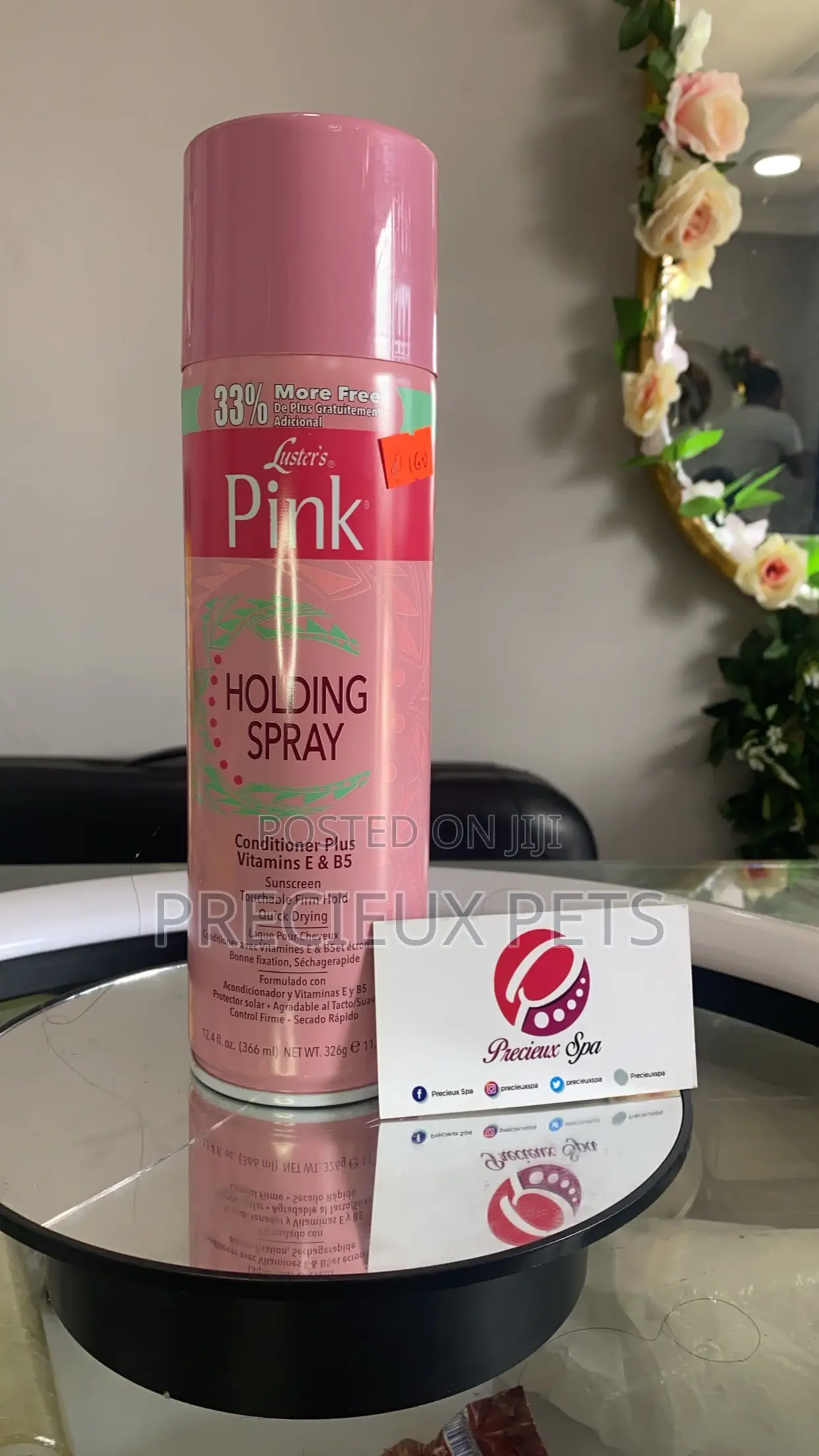Lusteris Pink Holding Spray