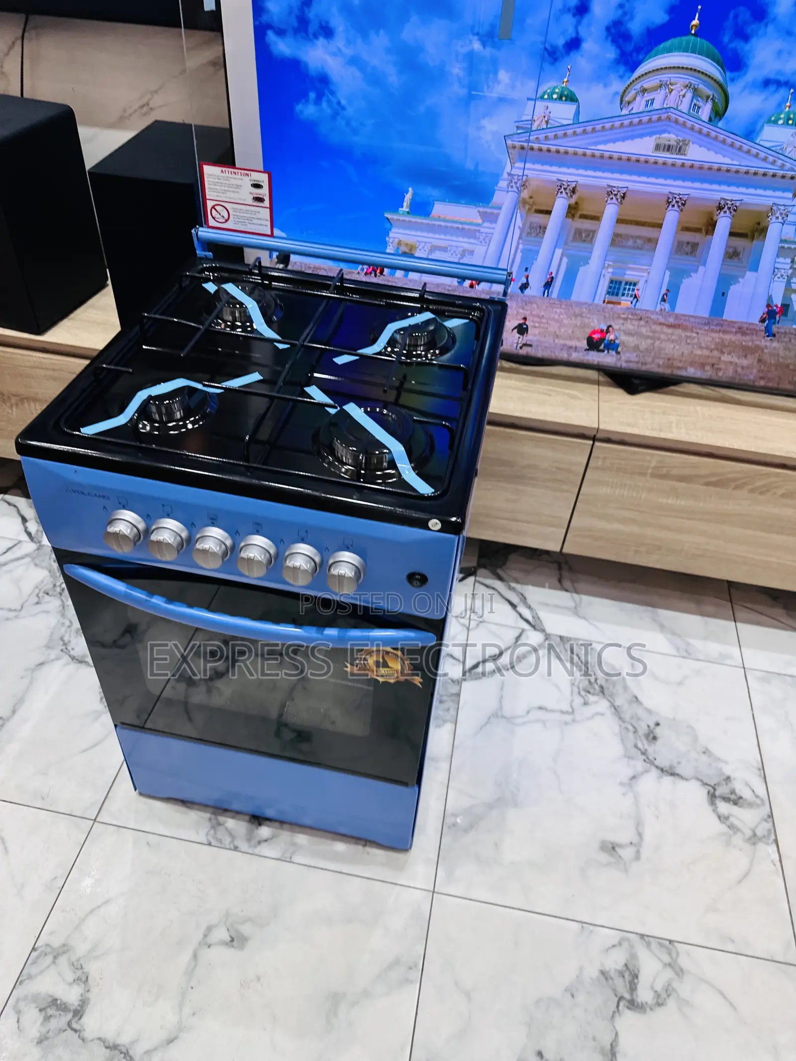 Get a New Blue Gas Cooker Volcano 50/50 4burner