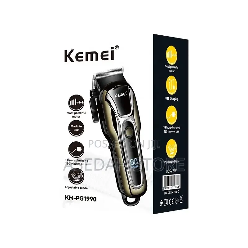 Rechargeable Professional Clipper Kemei