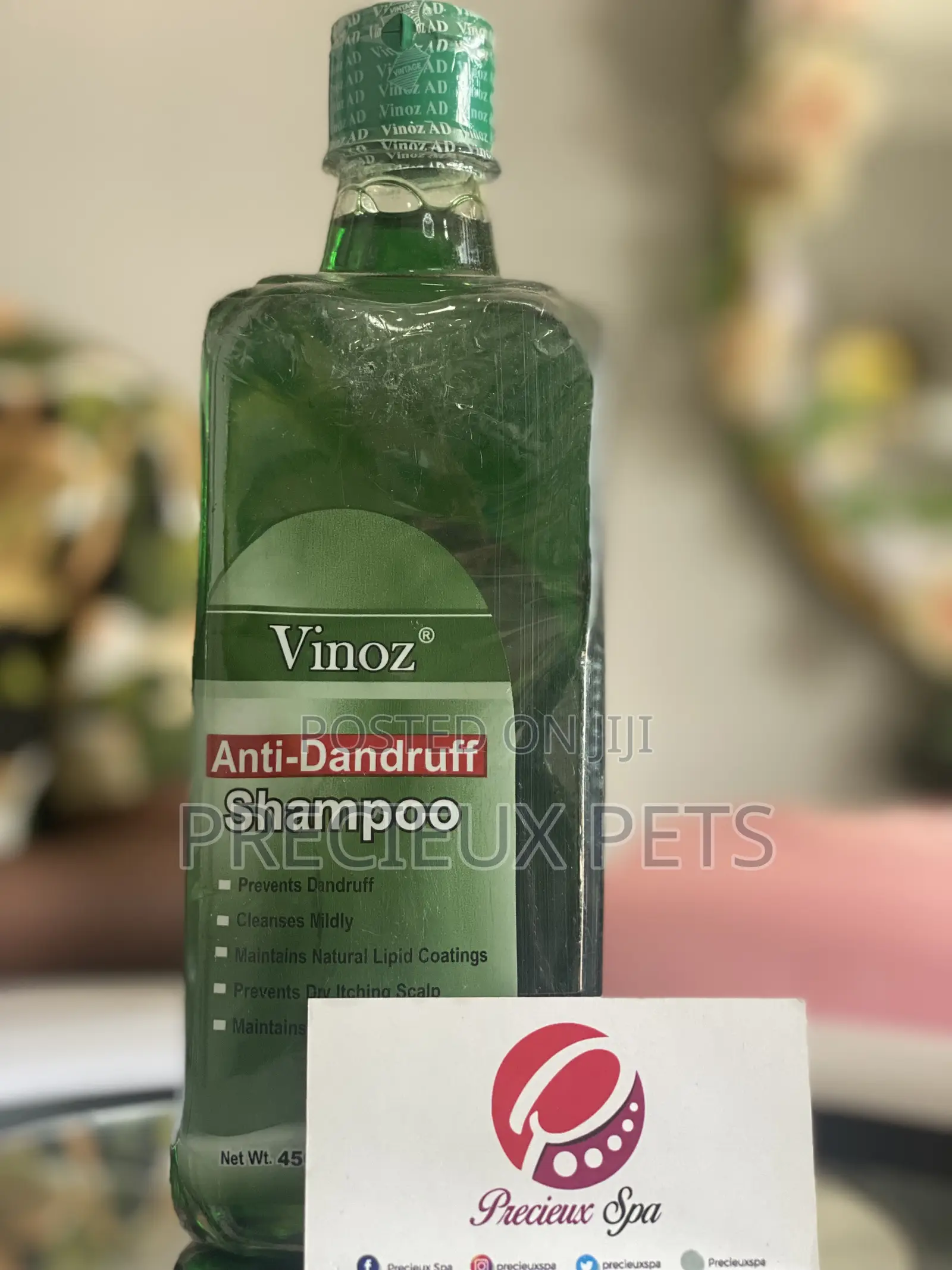 5 Pieces Vinoz Antidandruff Shampoo