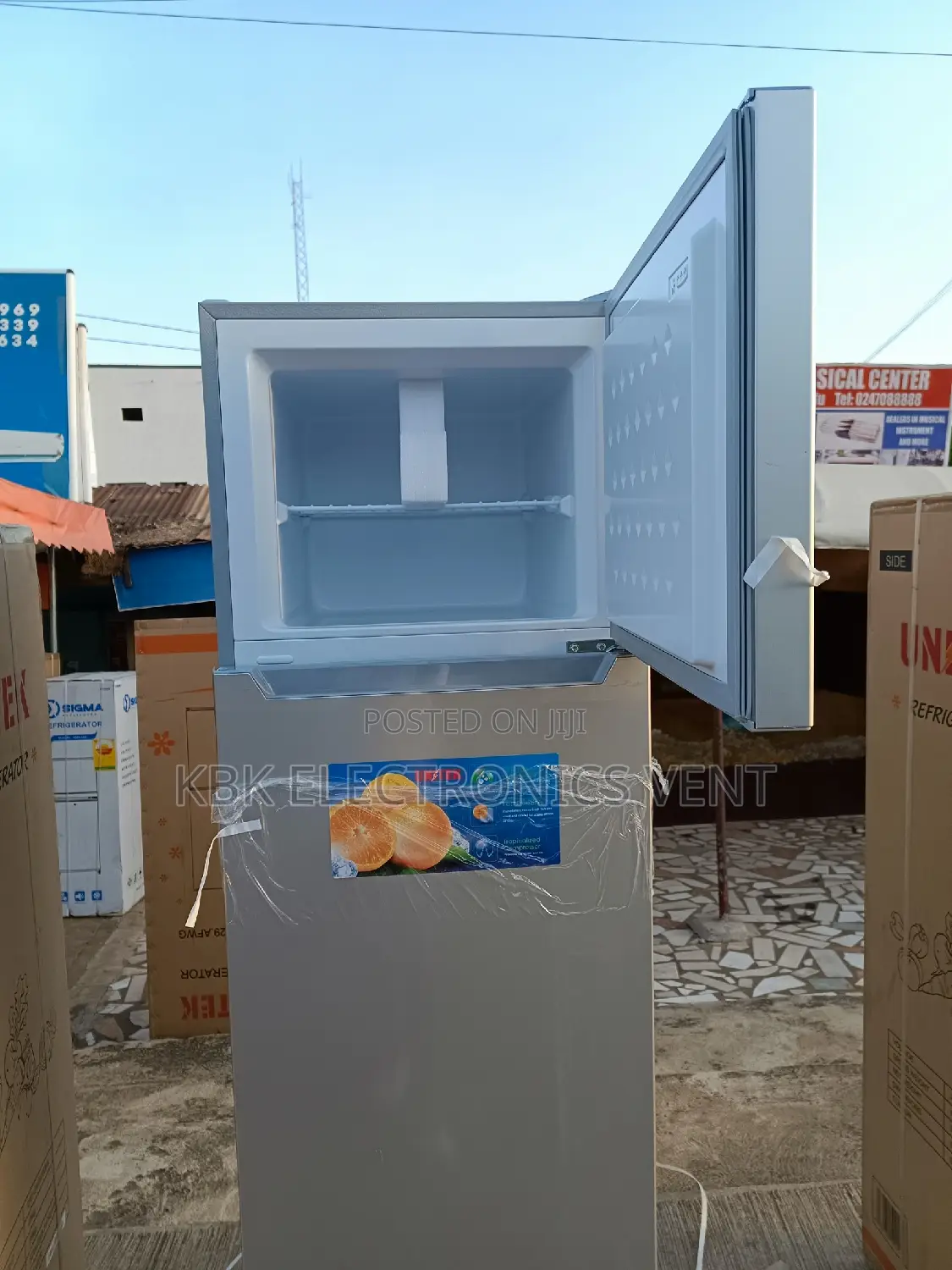 Unitek 260liter Double Door Fridge Top Freezer