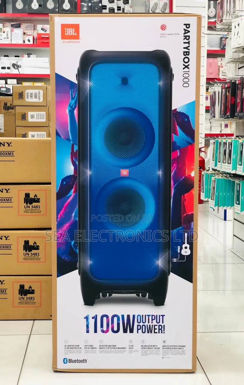 JBL Partybox 1000 1100W Premium Portable Party Speaker