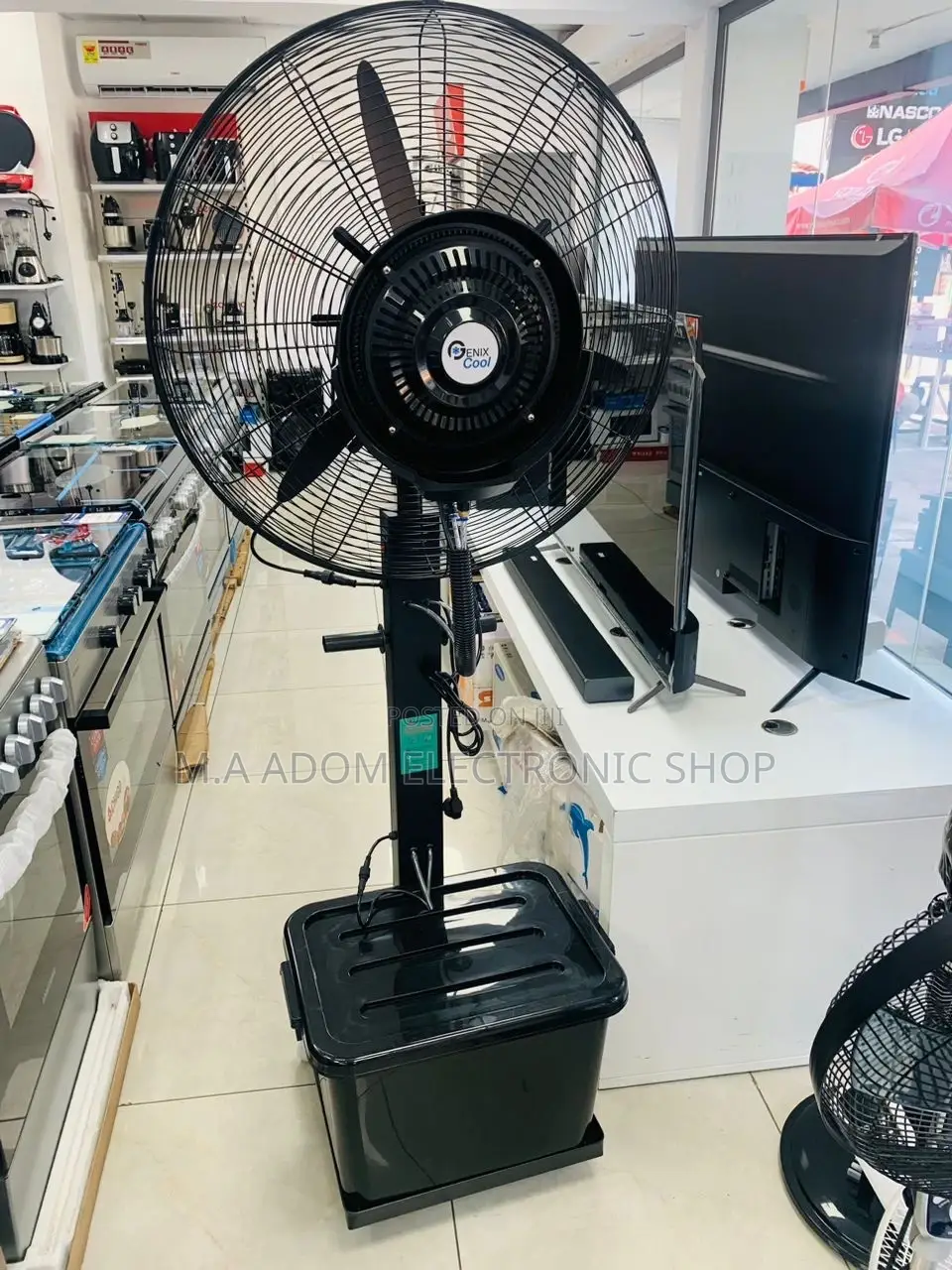 Fresh in Box 16 Inch Centrifugal Water Mist Standing Fan.