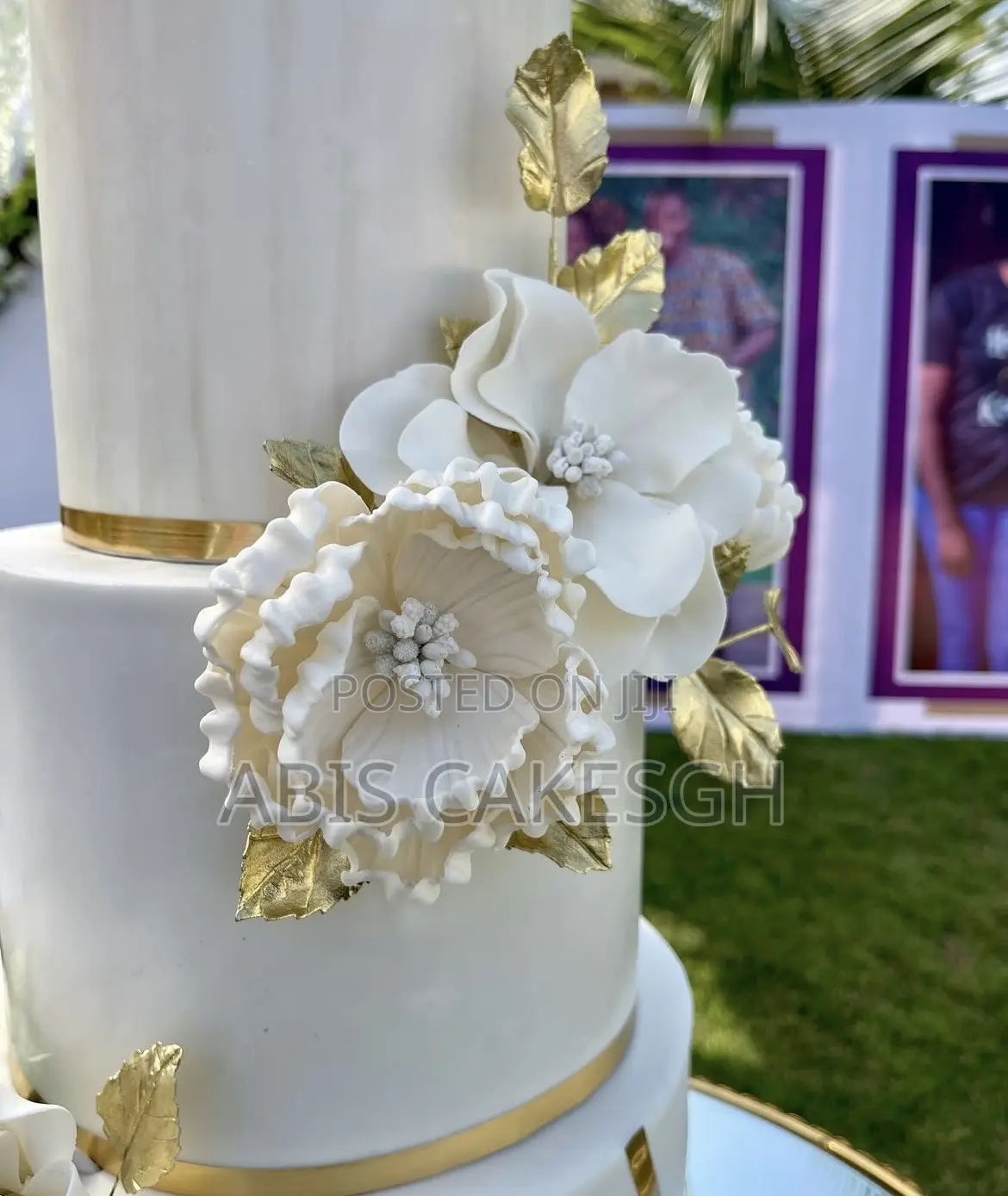 Wedding Cake for Abi’S Cake