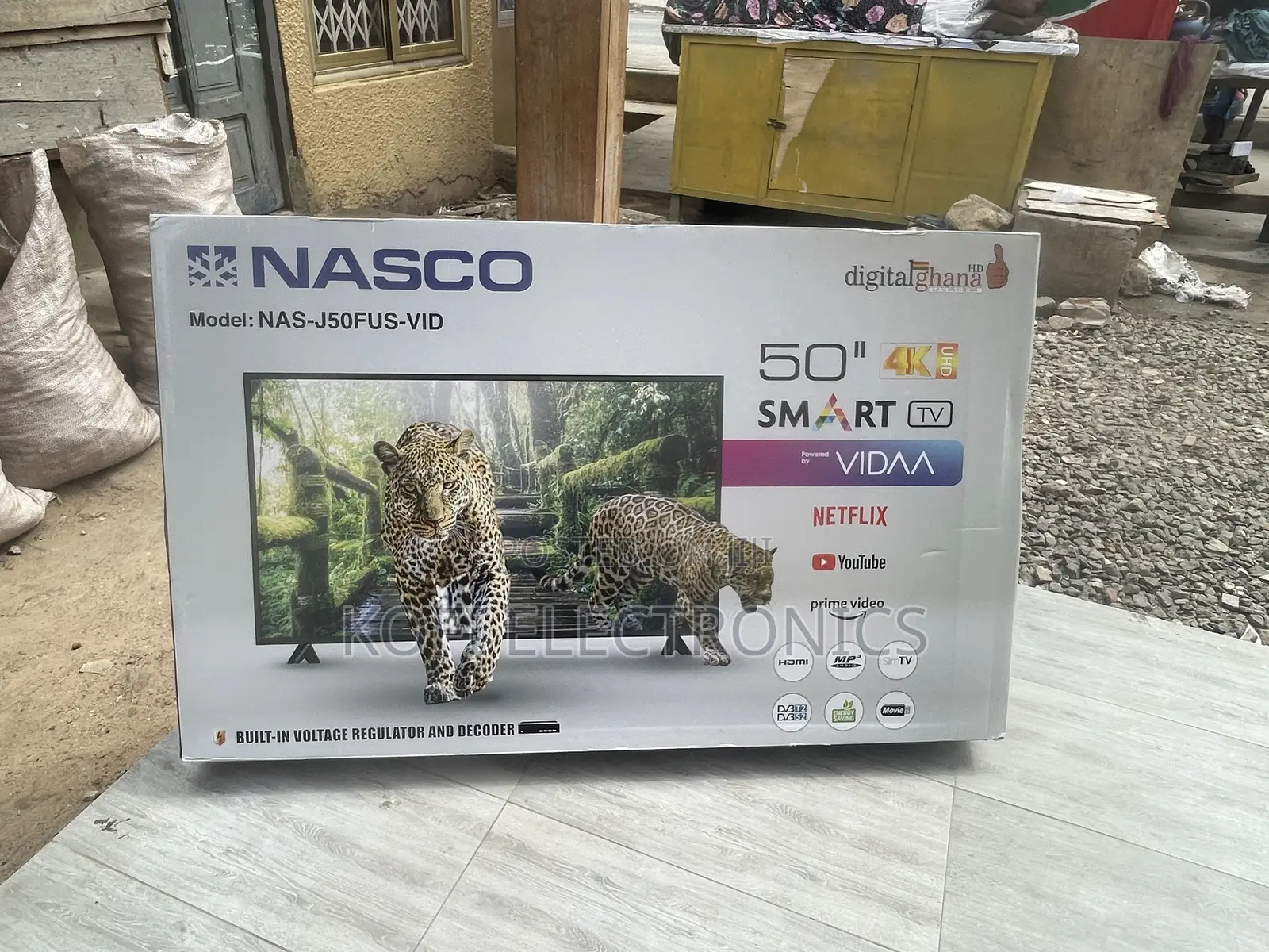 Excellent View-Nasco-50”uhd-Smart FLAT NAS-J50FUS-VID