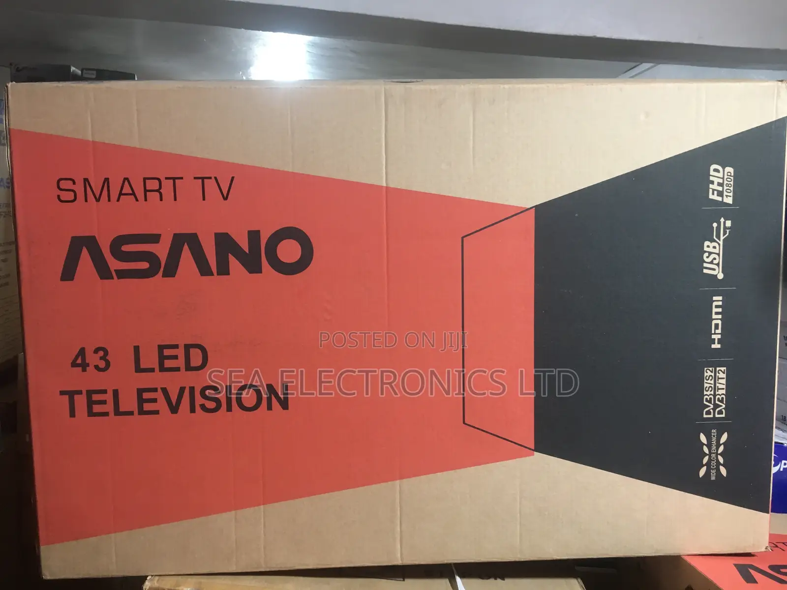 Brand New Asano 43 Inch Smart Digital Satellite Tv