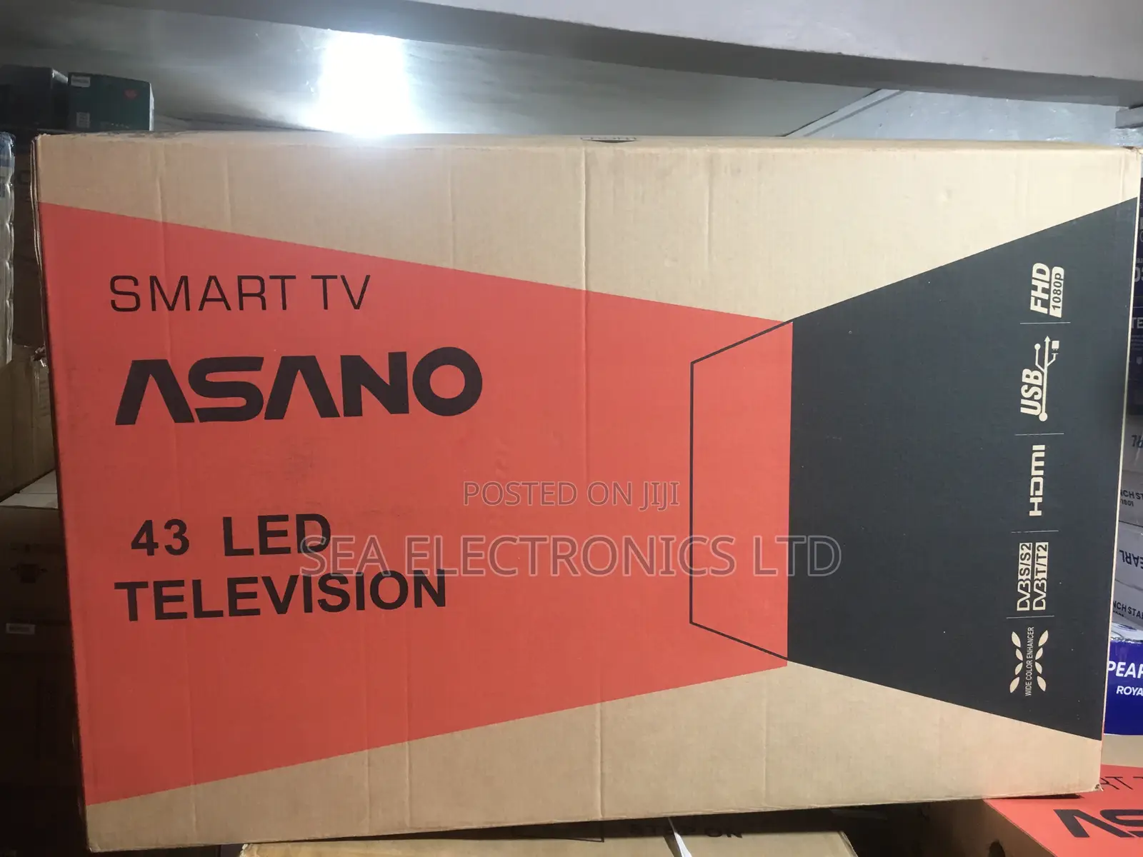 Brand New Asano 43 Inch Smart Digital Satellite Tv