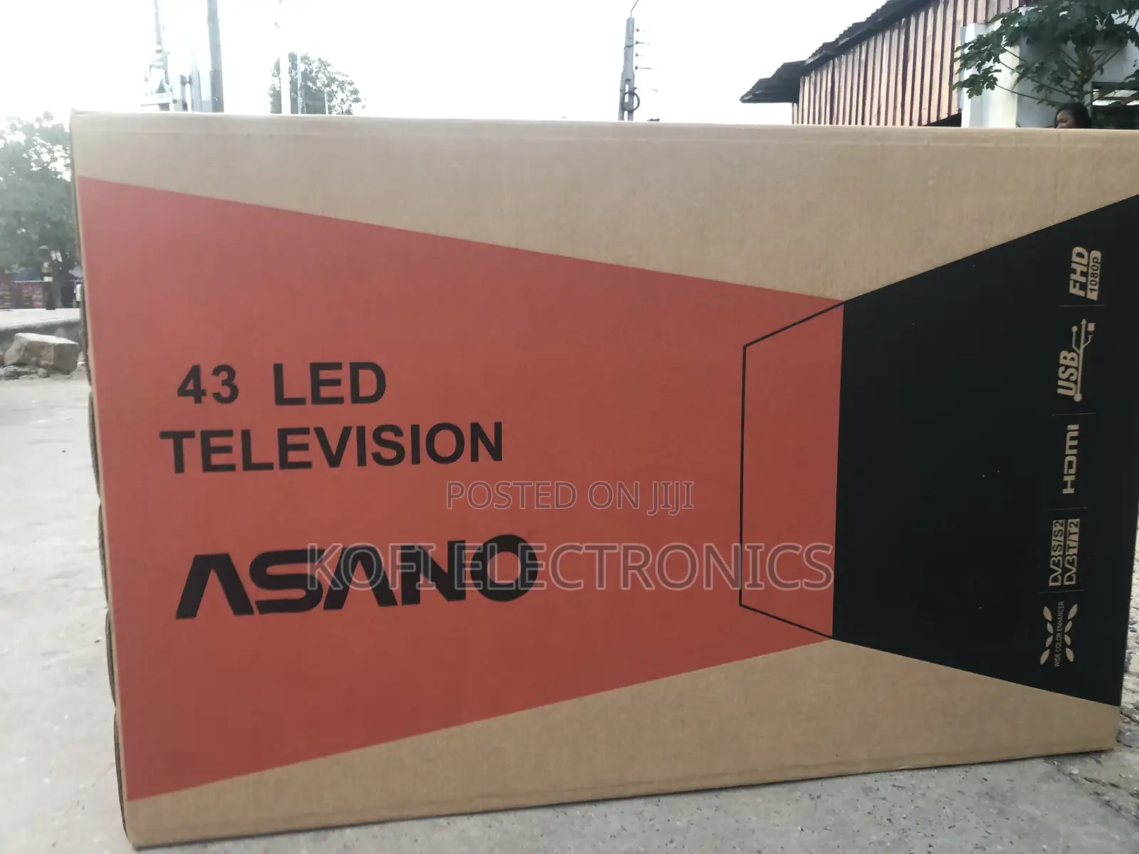 Terrestrial / Cable Input / Satellite Input New Asano 43 Tv