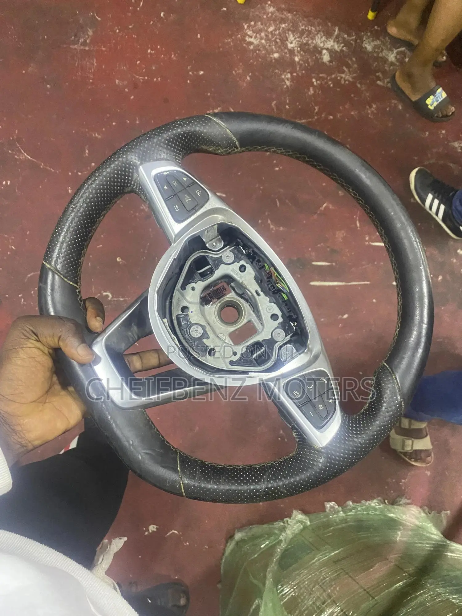 Mercedes Benz C300 W205 2015-2019 Amg Steering Wheel