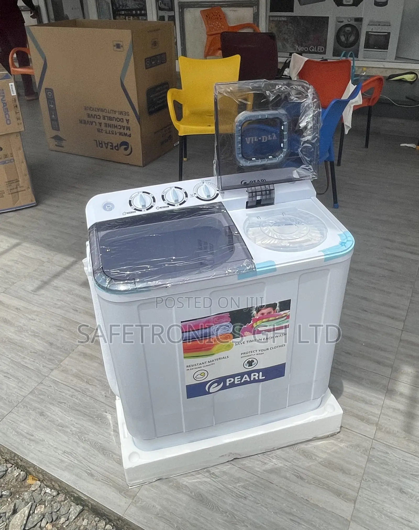 Semiautomatic Twintub Topload 7kg Essential Washingmachine