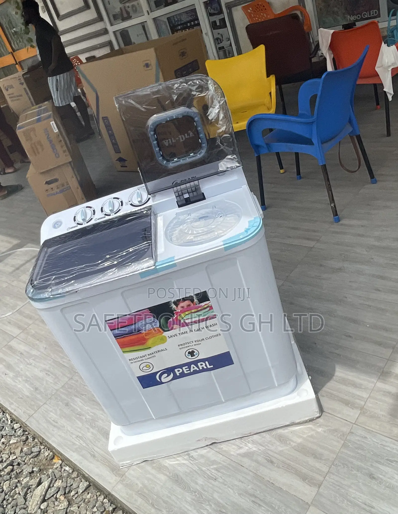 Topload Twintub Semiautomatic Pearl 7kg Washingmachine