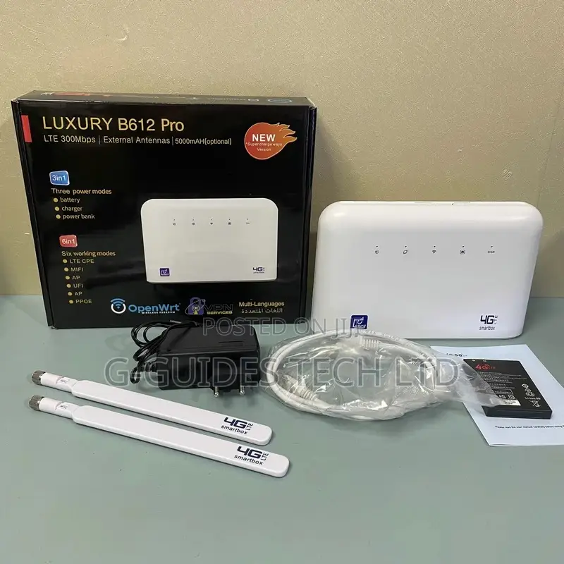 Luxury B612 PRO 4G Router, Luxury 4G Router 300mbps+Battery