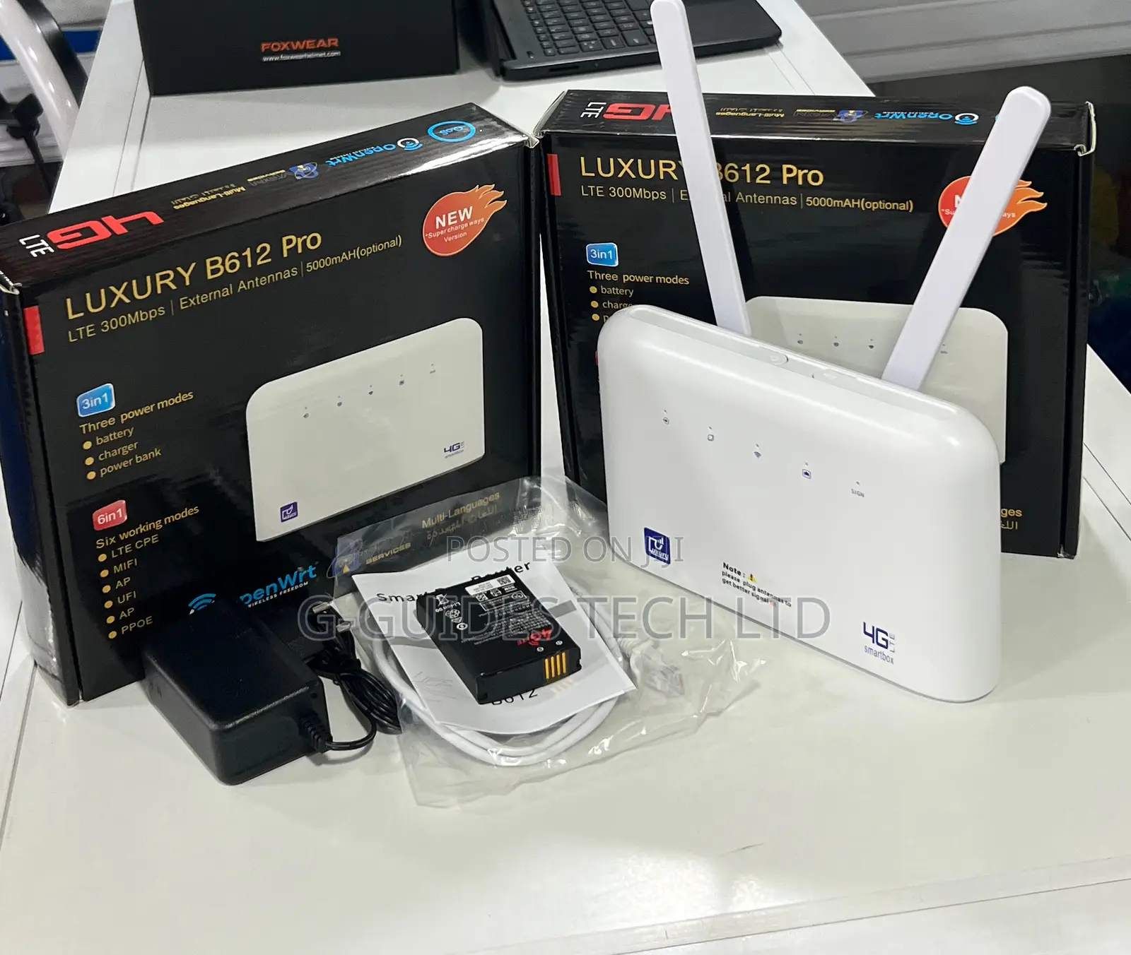 Luxury B612 PRO 4G Router, Luxury 4G Router 300mbps+Battery
