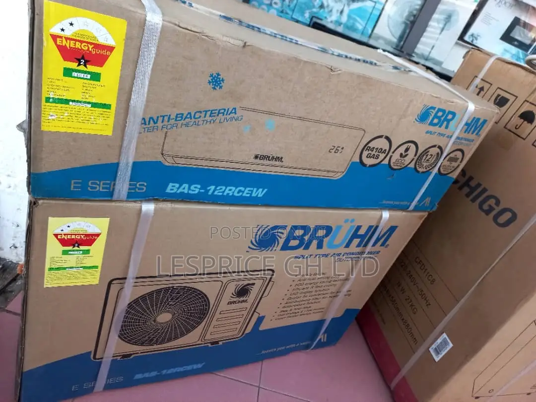 New in Box~Bruhm 1.5hp Split AC