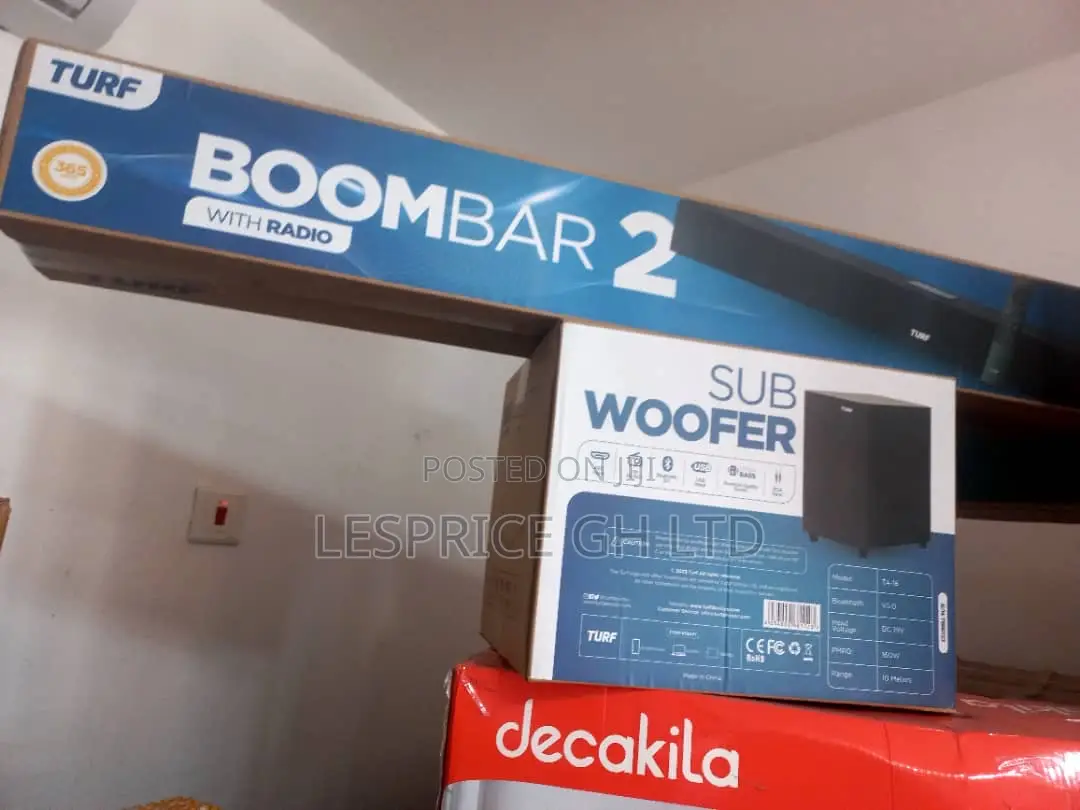 Easily to Connect ~Turf Boom Bar Sound Bar