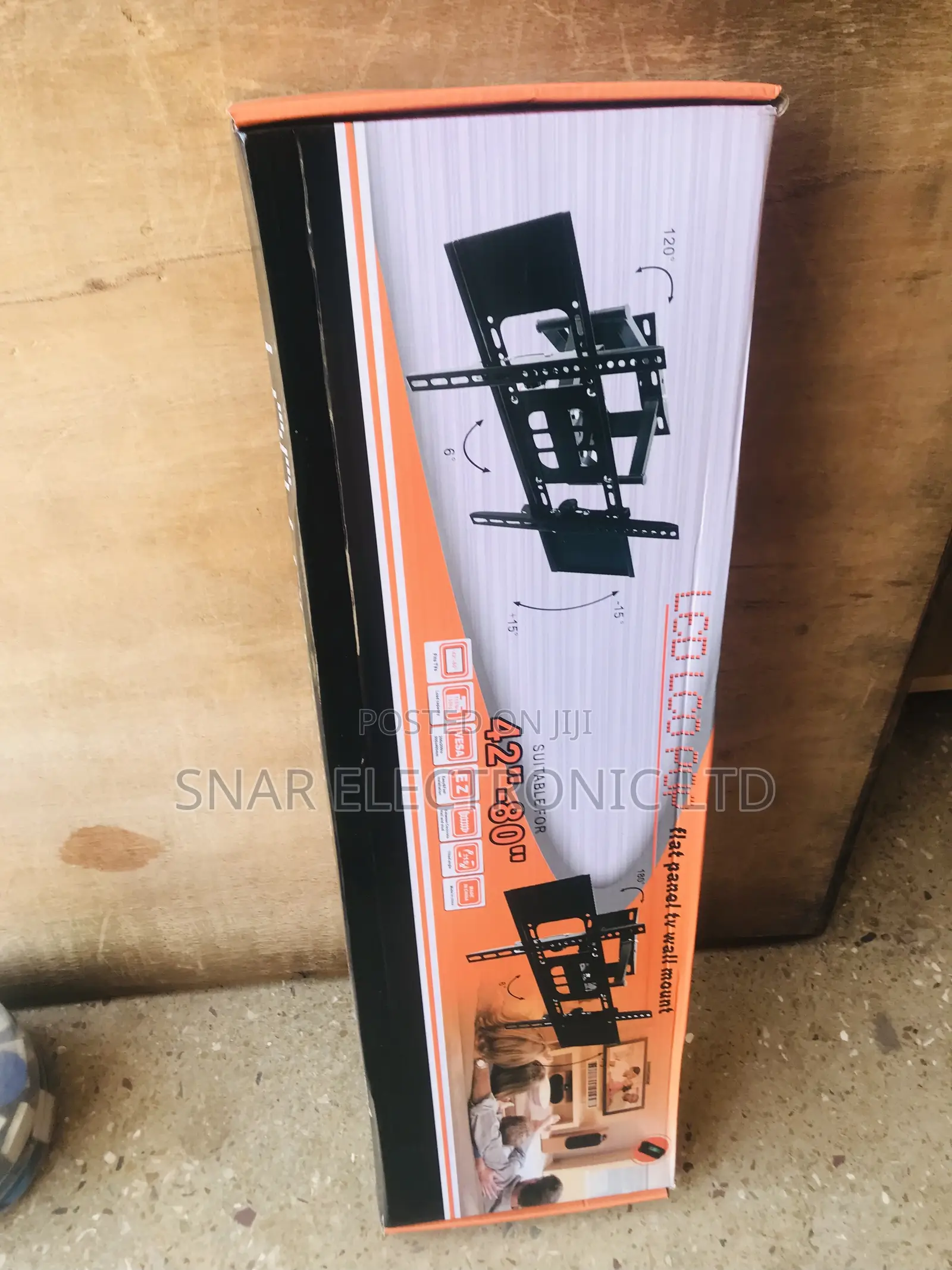 Highly Efficiently Flat-Screen Adjustable TV Wall Mount