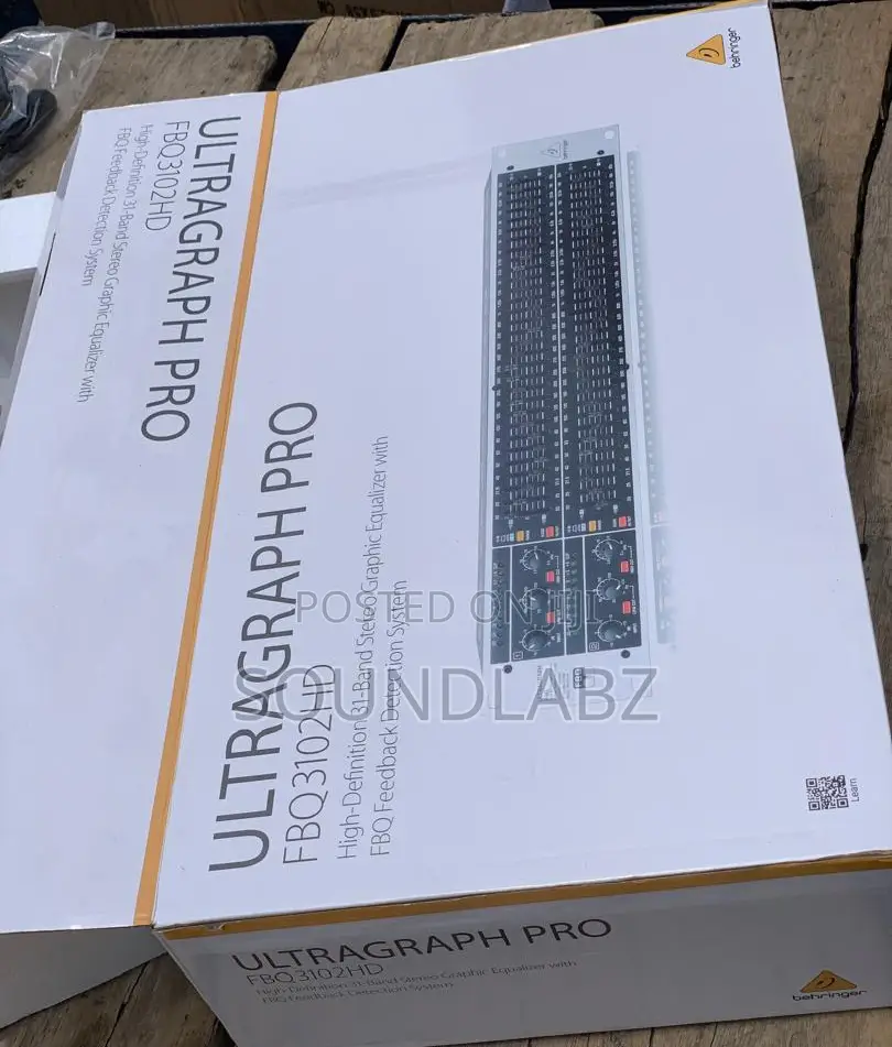 Behringer Ultragraph Pro Fbq3102hd 31 Band Stereo Equalizer