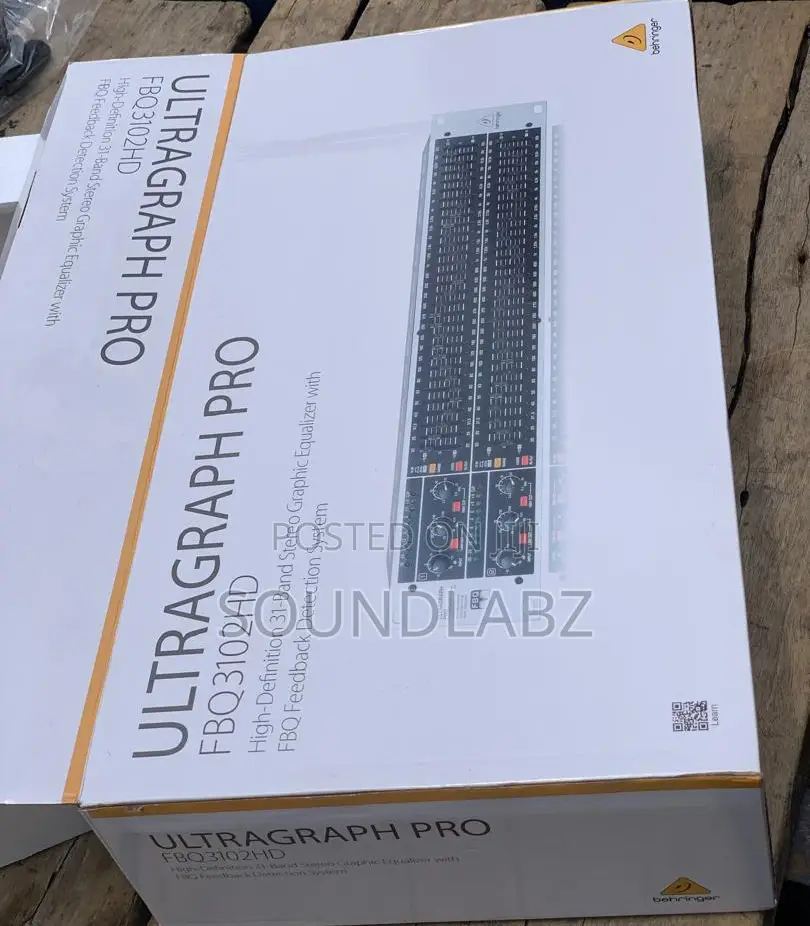 Behringer Ultragraph Pro Fbq3102hd 31 Band Stereo Equalizer