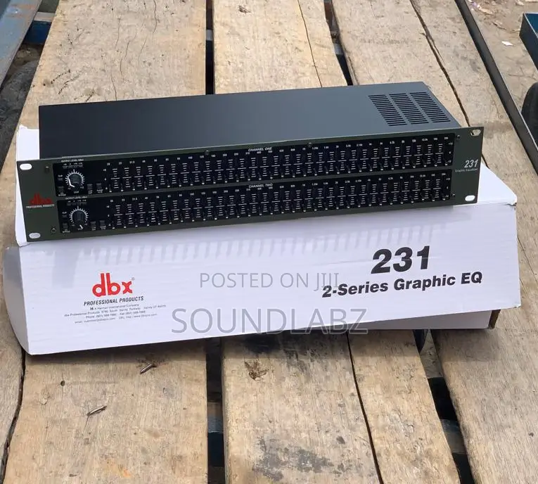 DBX 231 Dual Channel 31-Band Graphic Equalizer