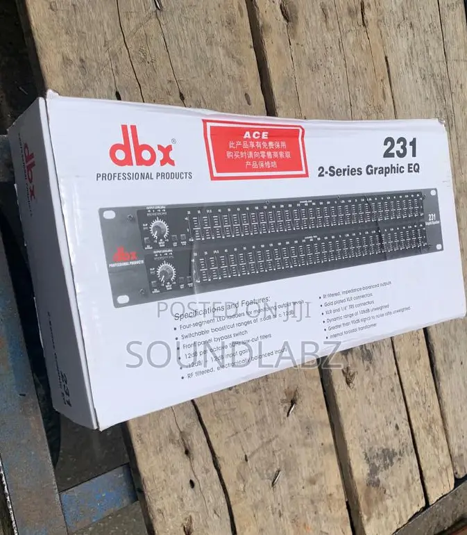 DBX 231 Dual Channel 31-Band Graphic Equalizer