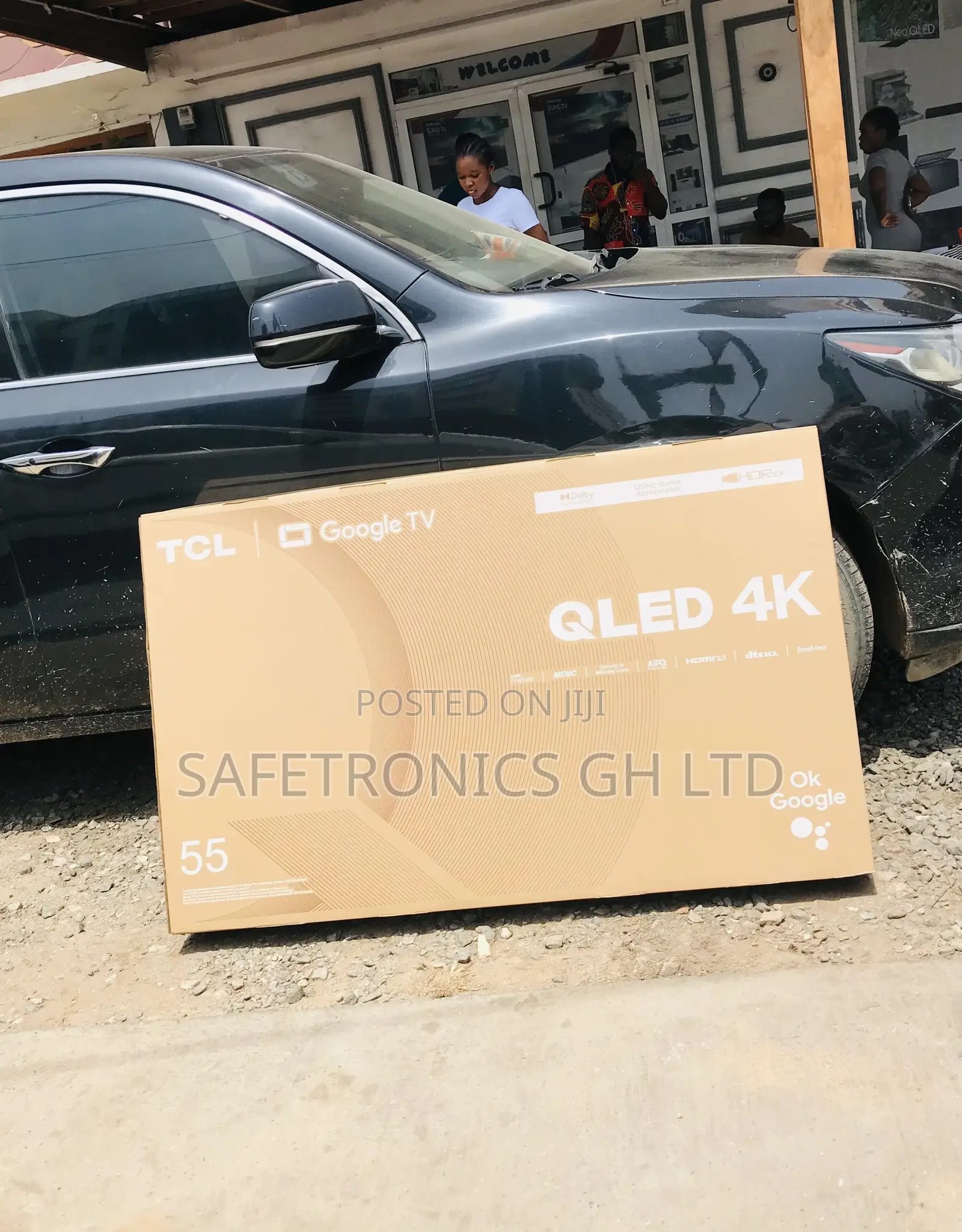 C635 55 Inches Glossy Led Electric Black TCL Tv