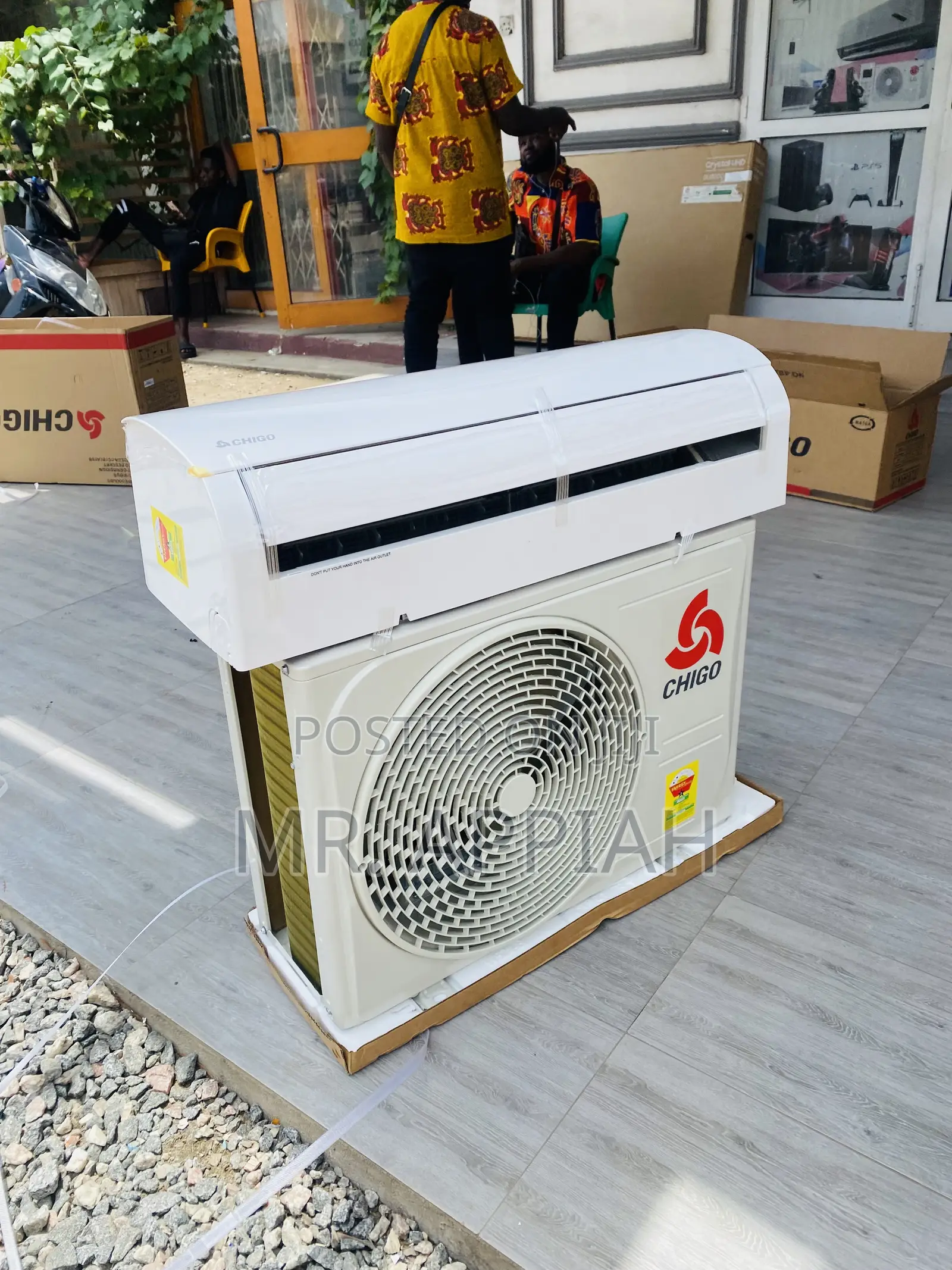 Adorable Chigo 1.5hp Split Type Electric Ac(White)R410.