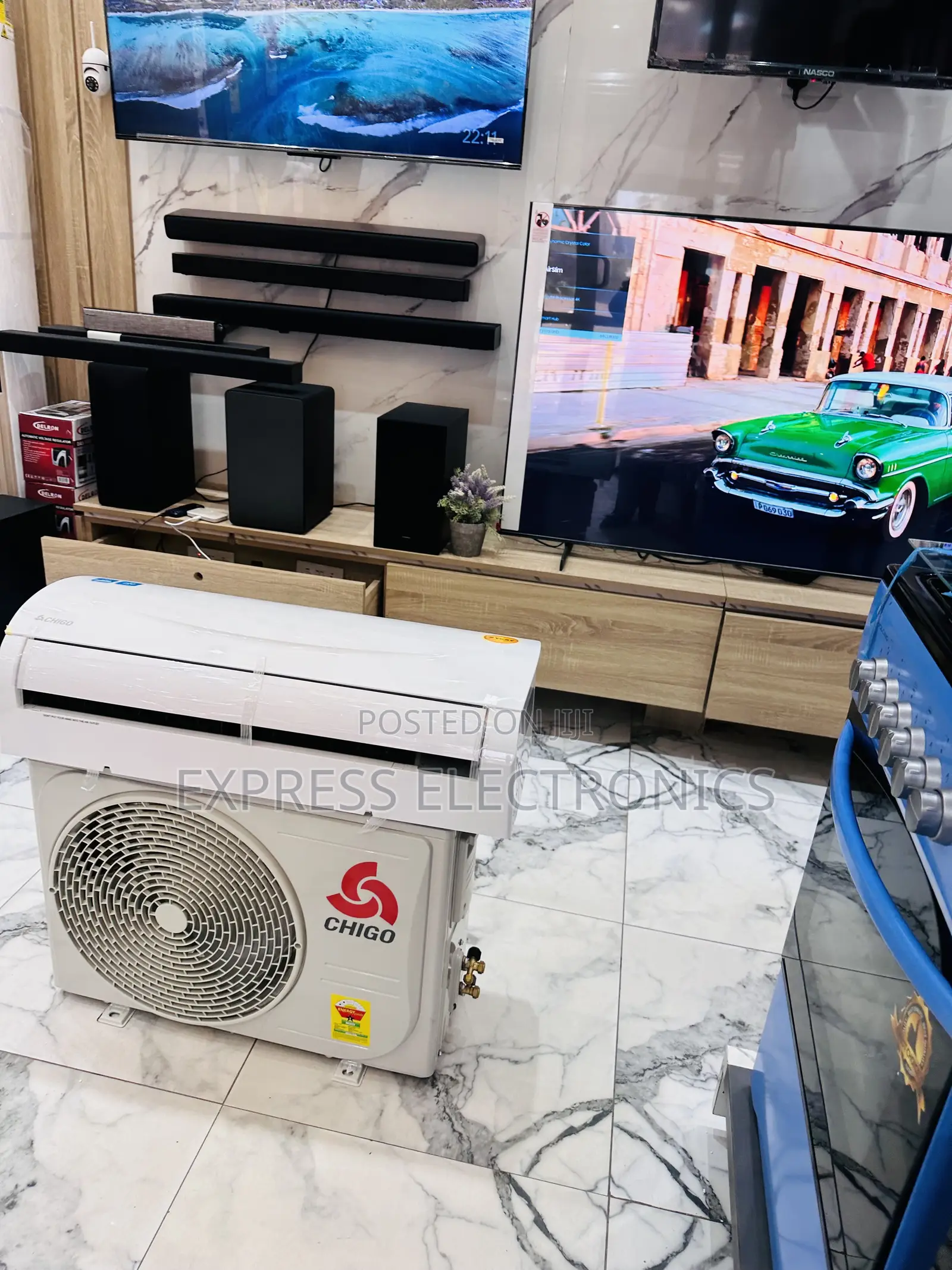 2.5hp Split R410 Gas Chigo White Air Compressor