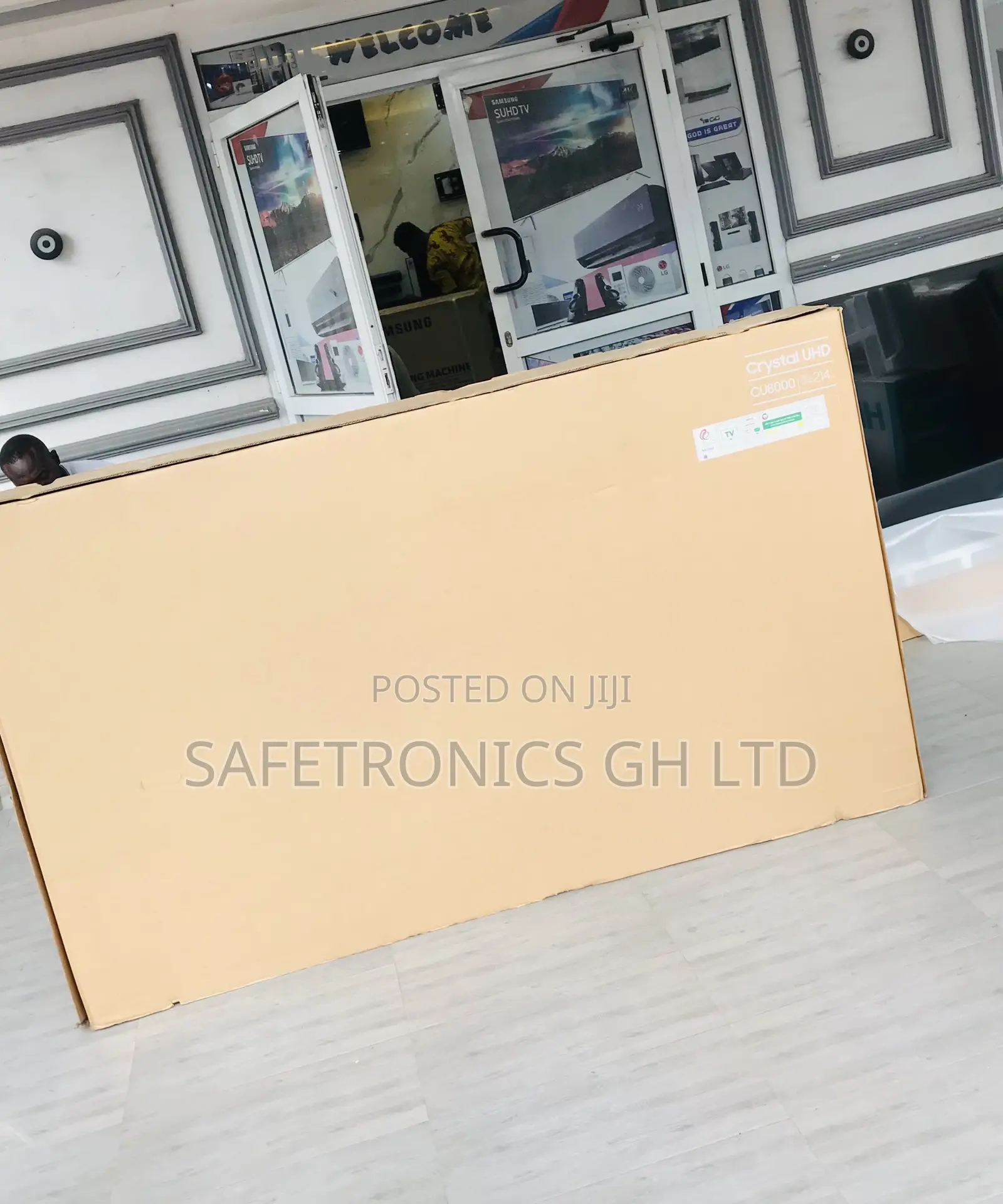 65 Inches Samsung CU80 Electric Led Smart Black Tv