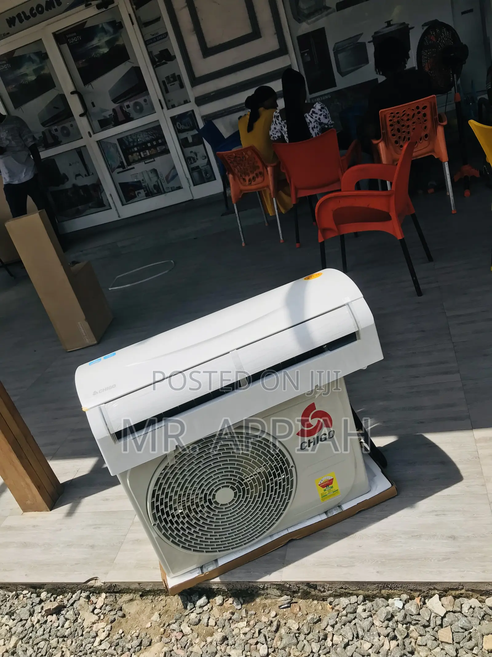 Authentic Chigo 2.0hp Split Type Air Conditioner(White).