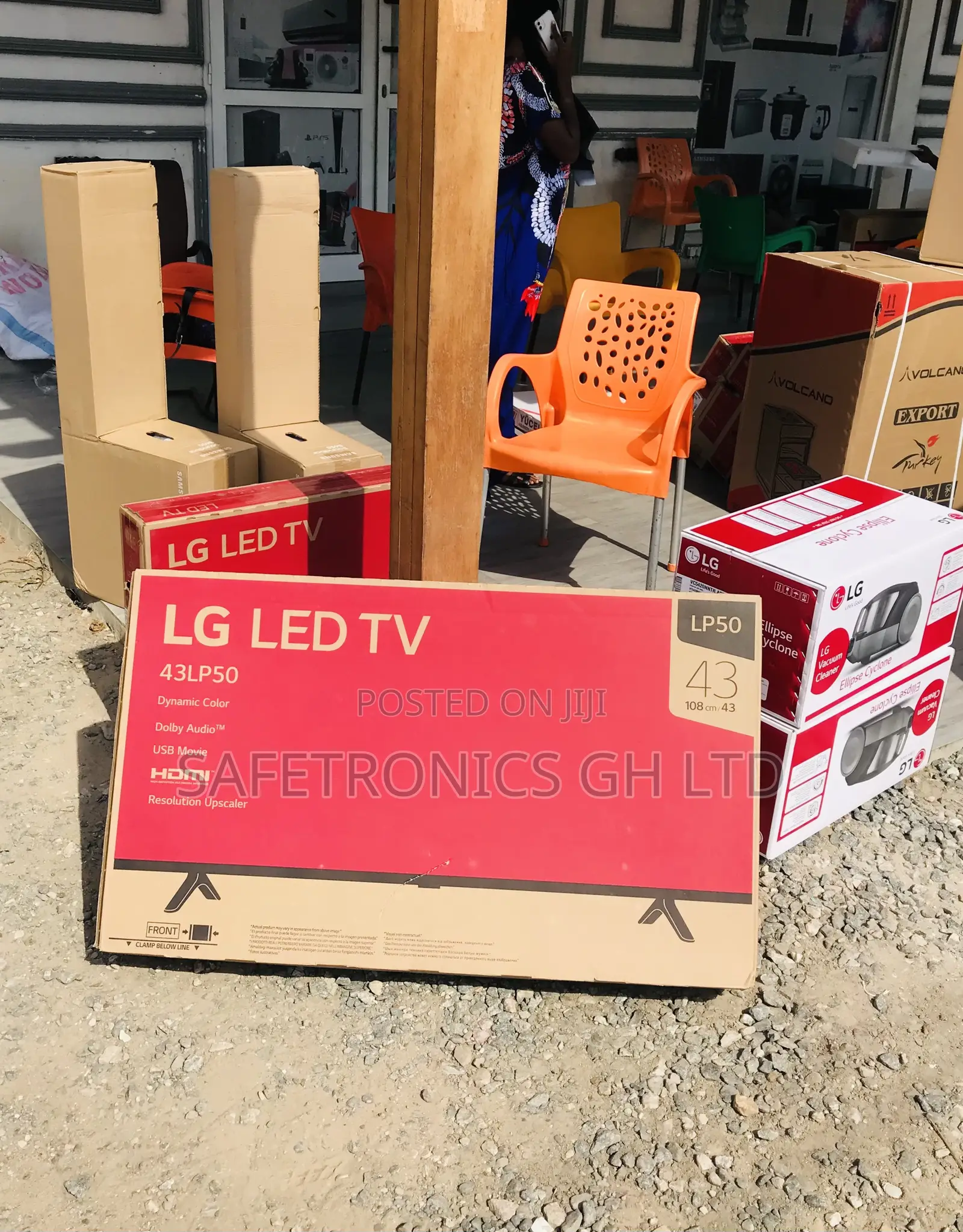 LP50 43 Inches Glossy Led Electric LG Black Tv
