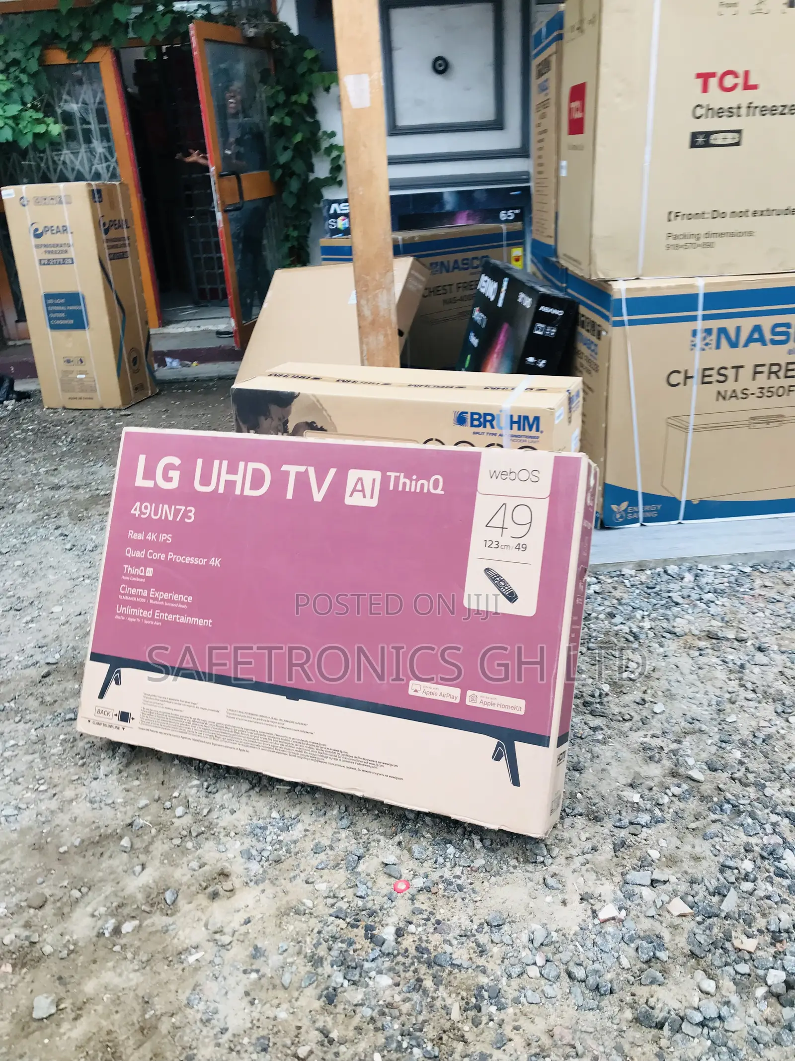 Electric Smart LG 49 Inches Glossy Led Black UN73 Tv