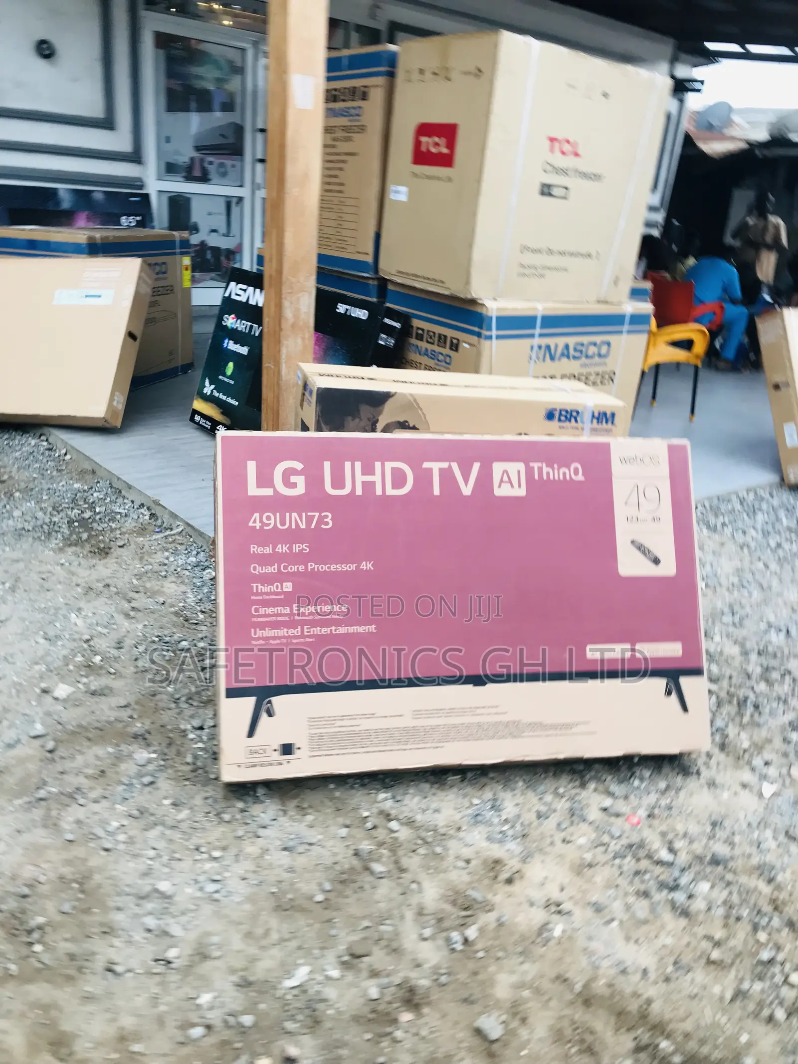 Smart 49 Inches Glossy Led Electric Black LG UN73 Tv