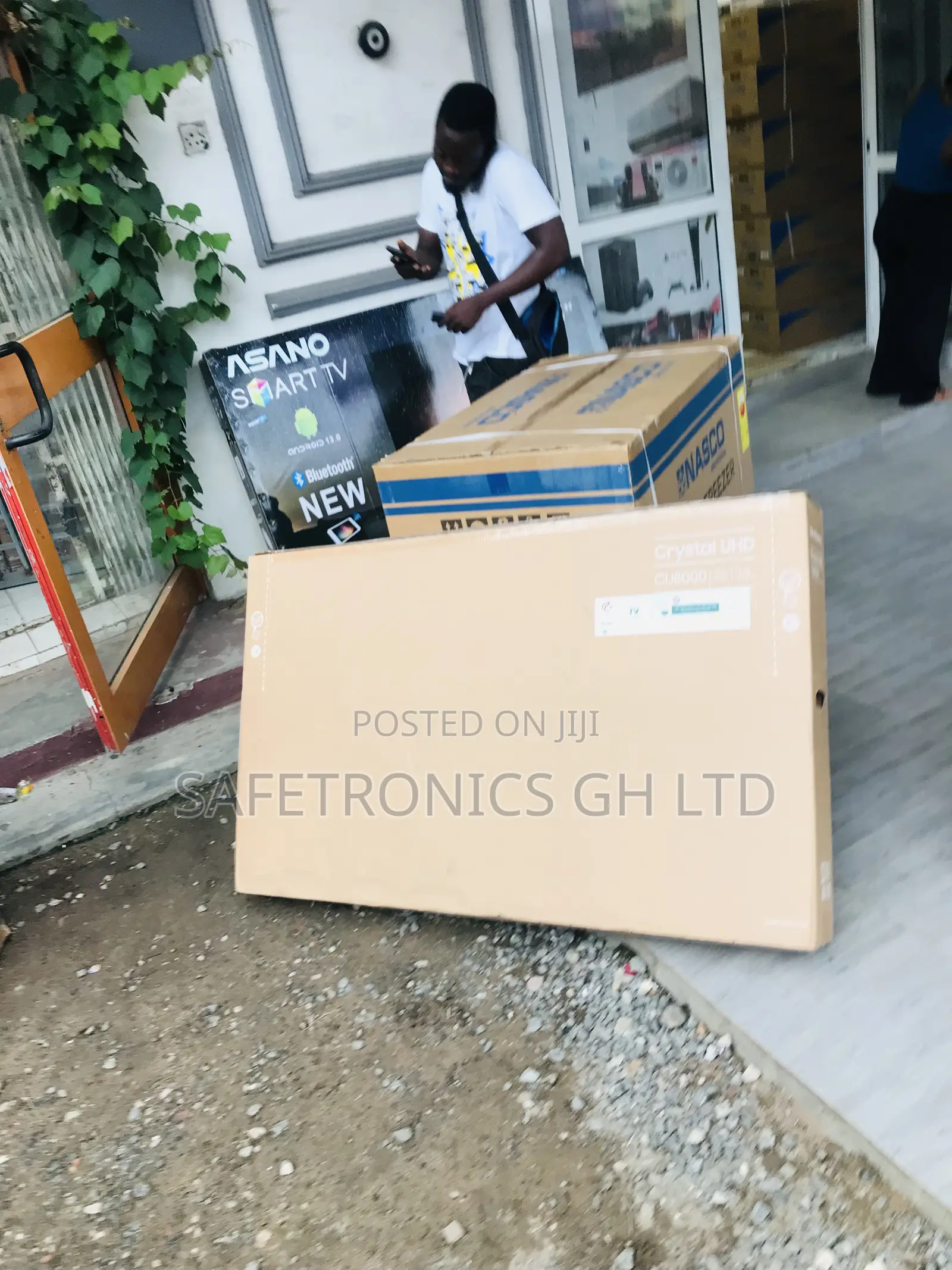 Smart Electric Black Glossy Led 55 Inches Samsung Tv
