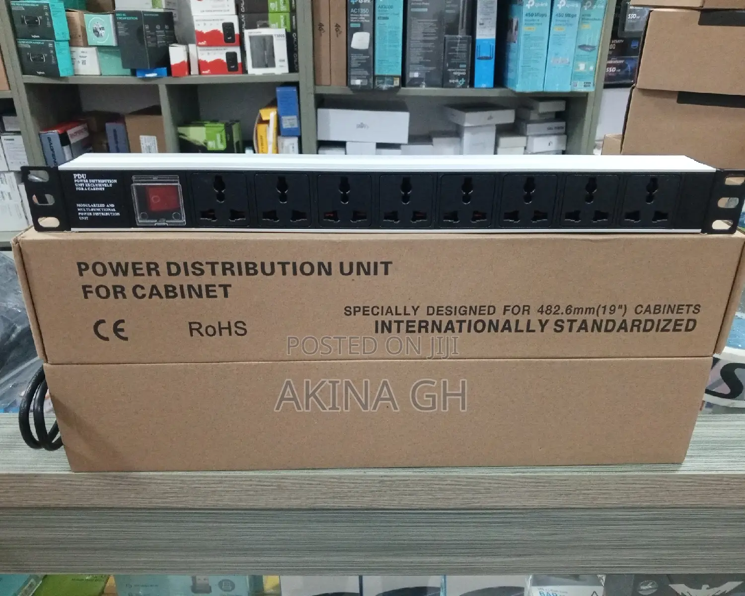 8 Way Power Distribution Unit for 19" Cabinet ( Pdu )