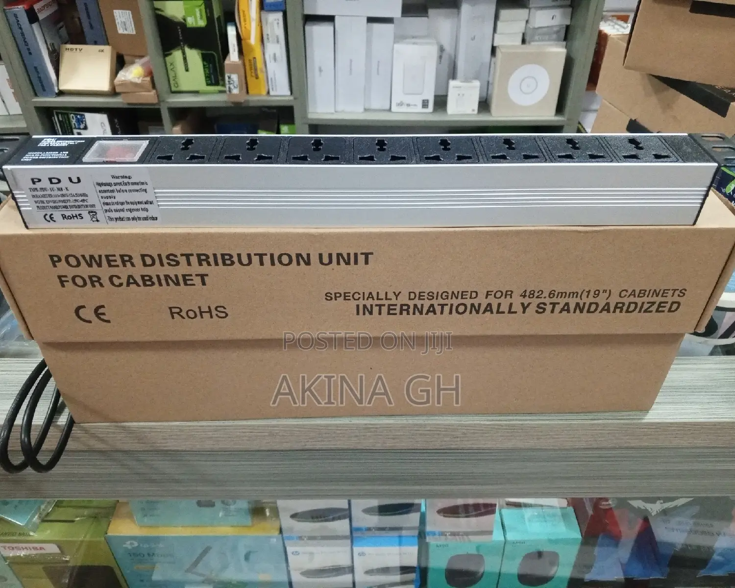 8 Way Power Distribution Unit for 19" Cabinet ( Pdu )