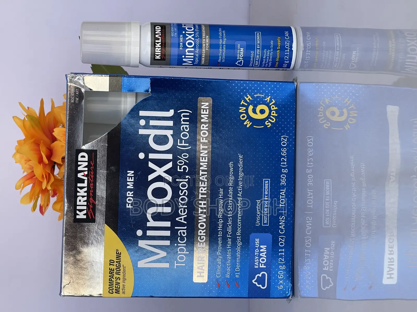 Kirkland Minoxidil Foam for Beard and Hairline Regrowth