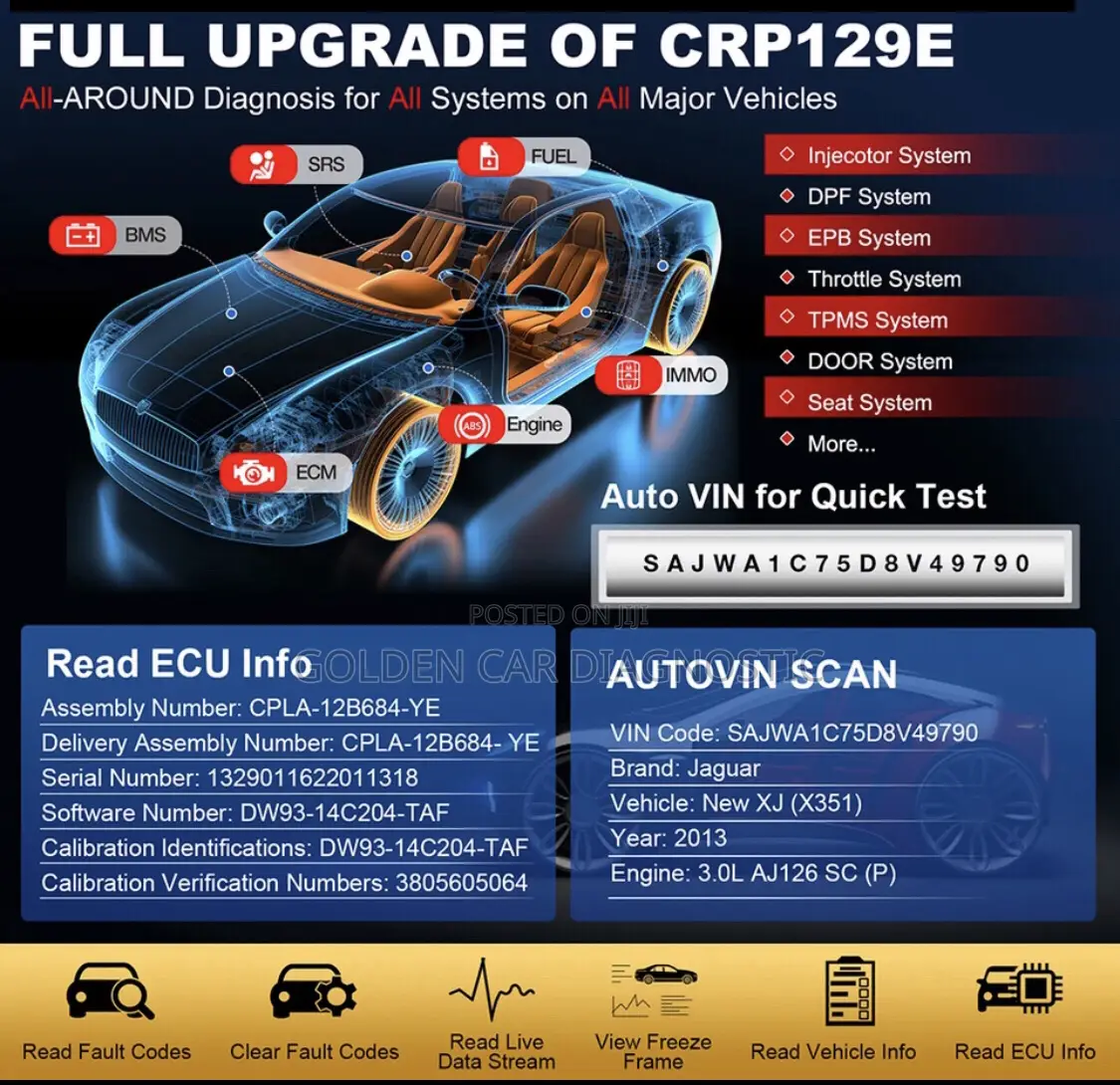 Launch Crp129e Plus Obd2 Diagnostic Scanner