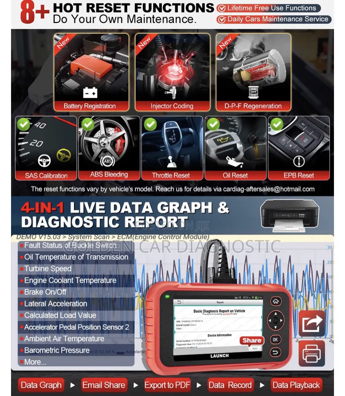 Launch Crp129e Plus Obd2 Diagnostic Scanner