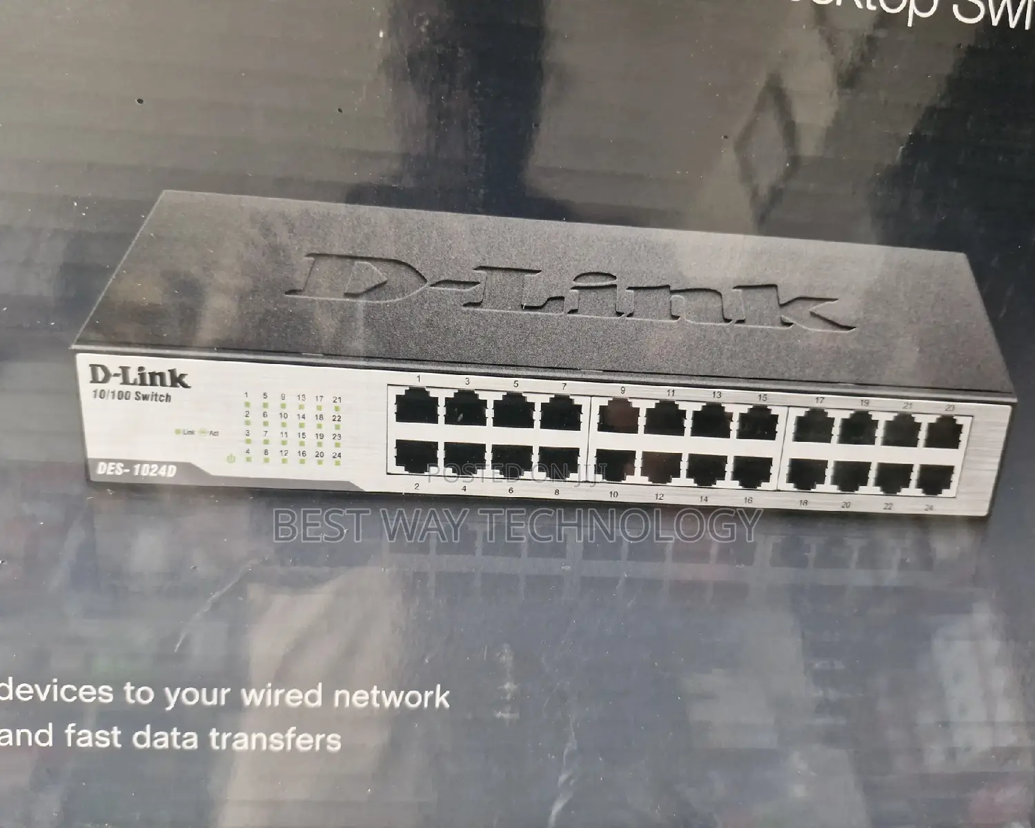 24port D-Link Switch 1024d