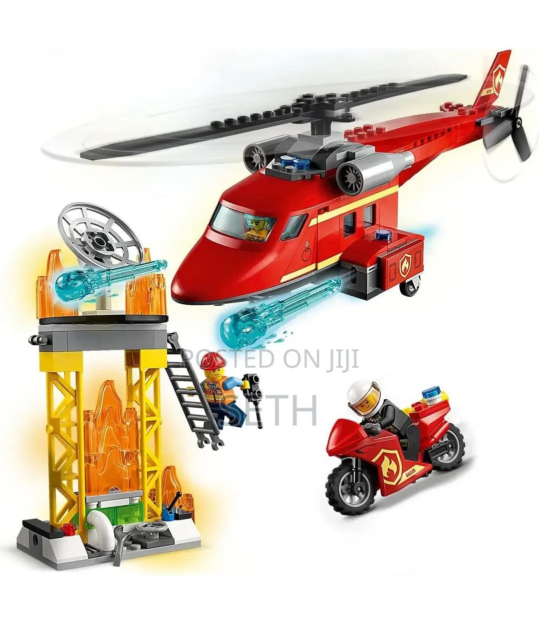 LEGO City Fire Rescue Helicopter 60281 Building Kit