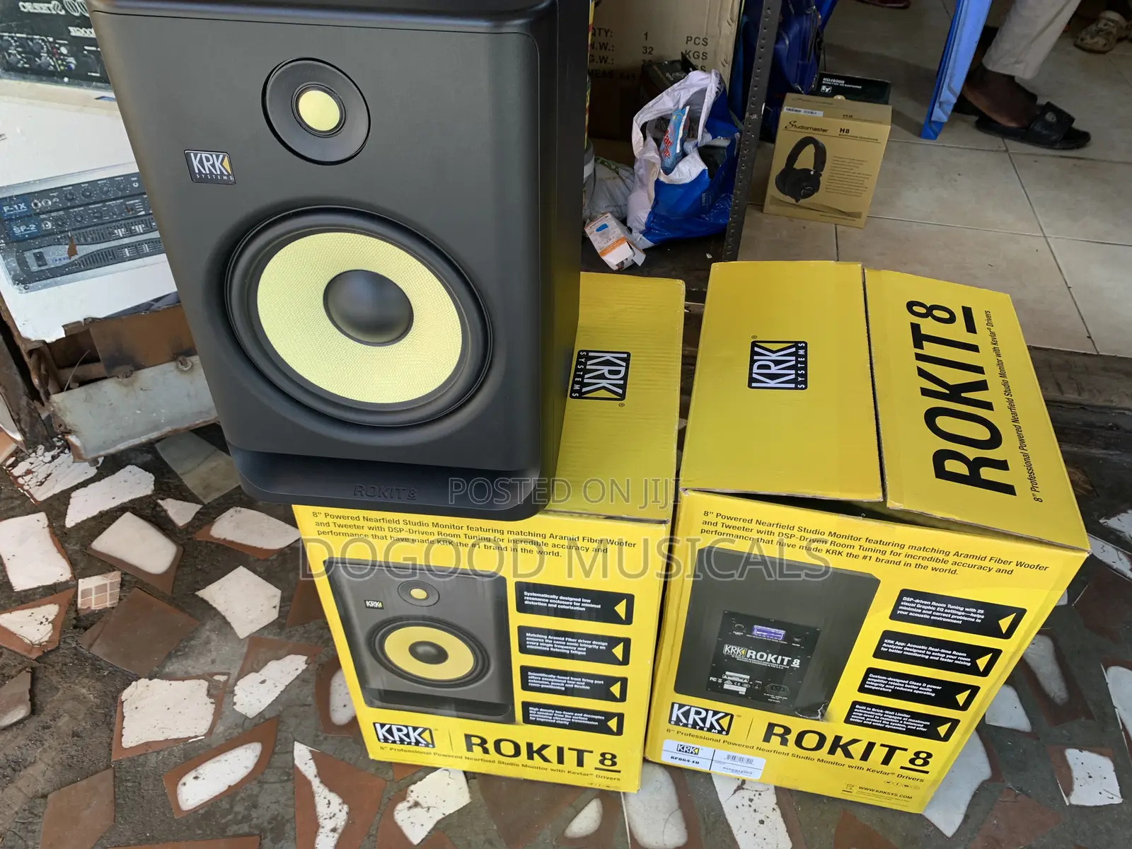 KRK Rokit-8 G4 Studio Monitors(Pair)